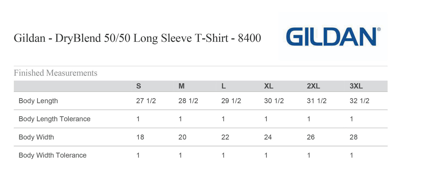 129 AUSTIN STRONG Long Sleeve T-Shirt (P.8400)