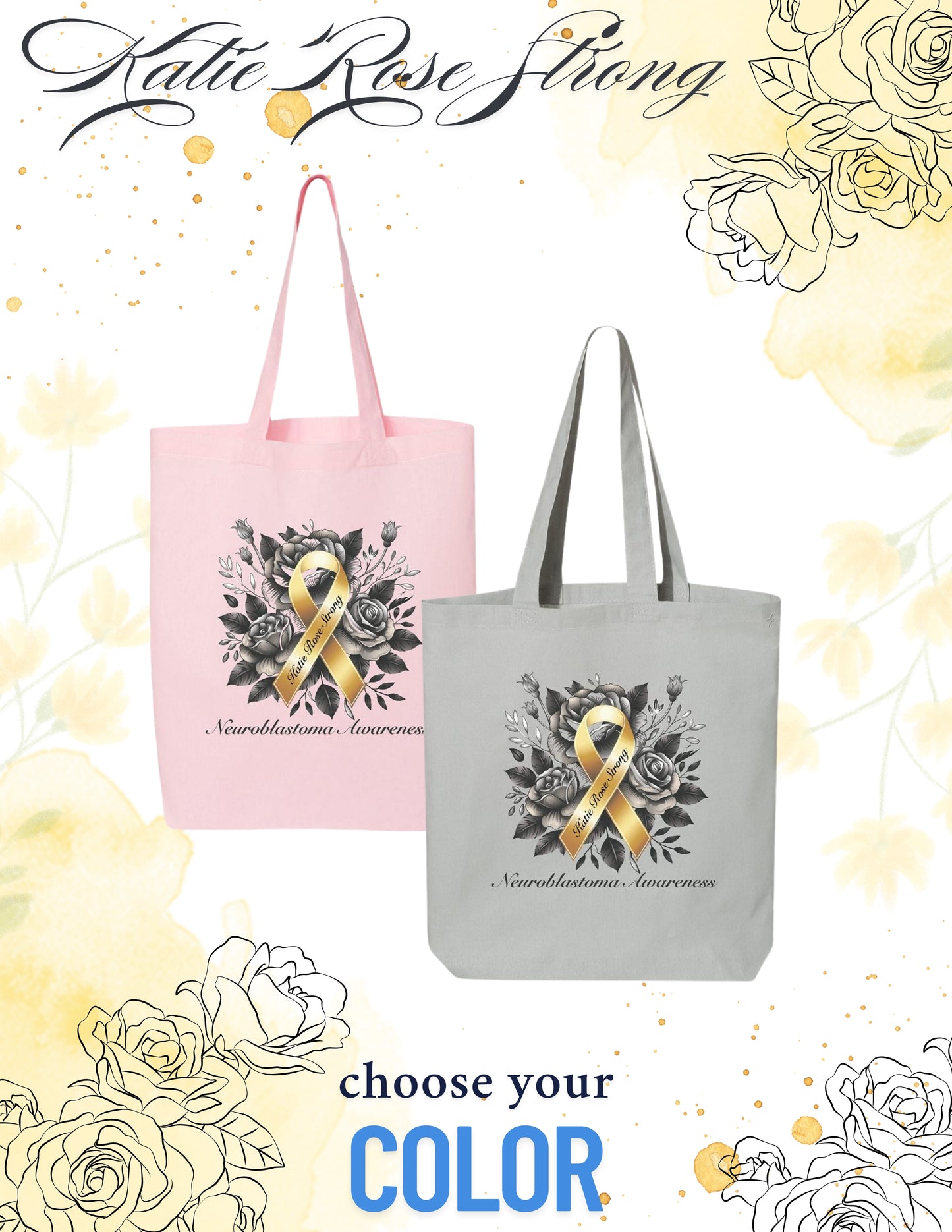 KATIE ROSE STRONG Tote Bag (QTBG)