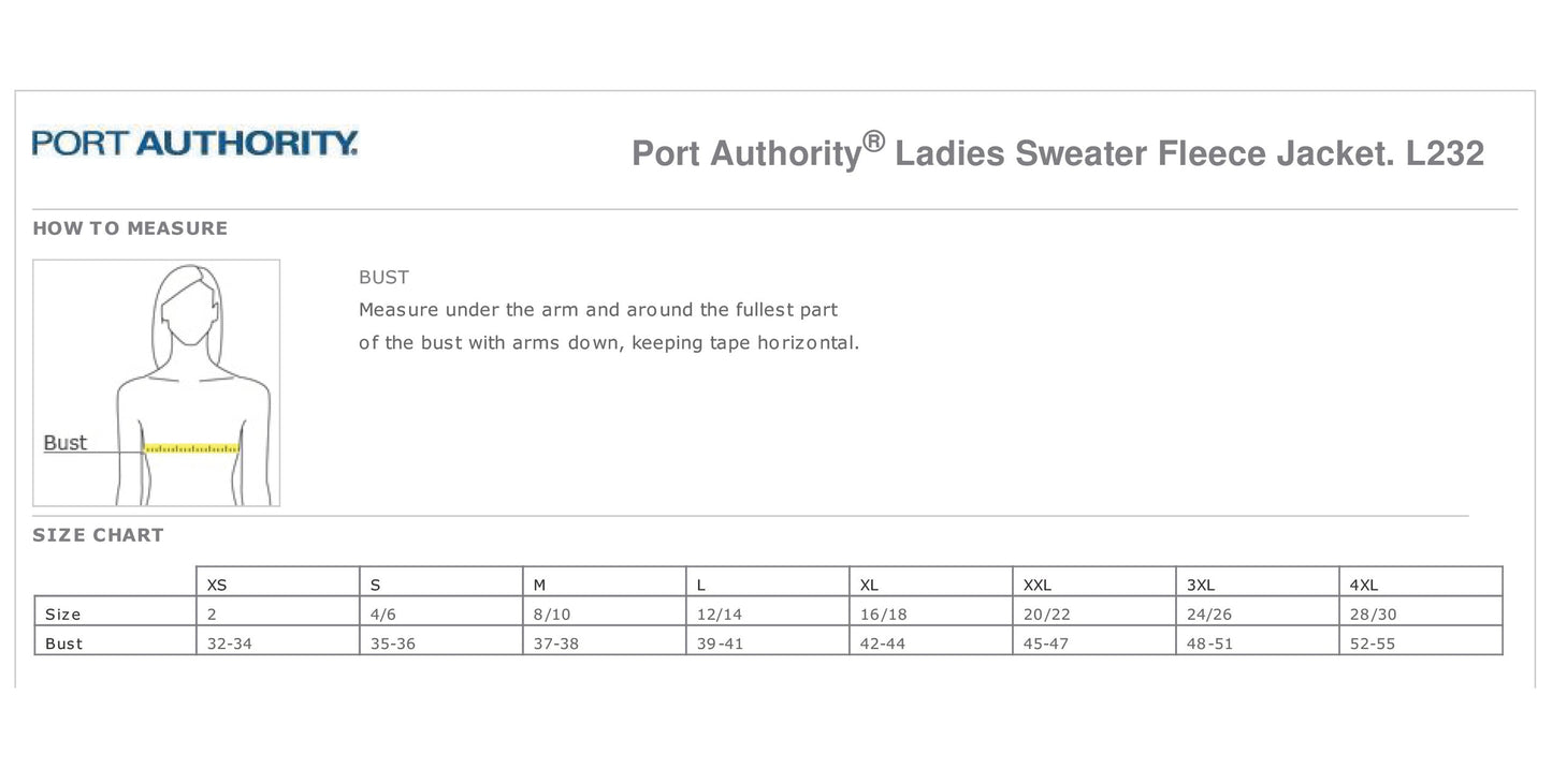 SIU Medicine Ladies Sweater Fleece Jacket (E.L232)