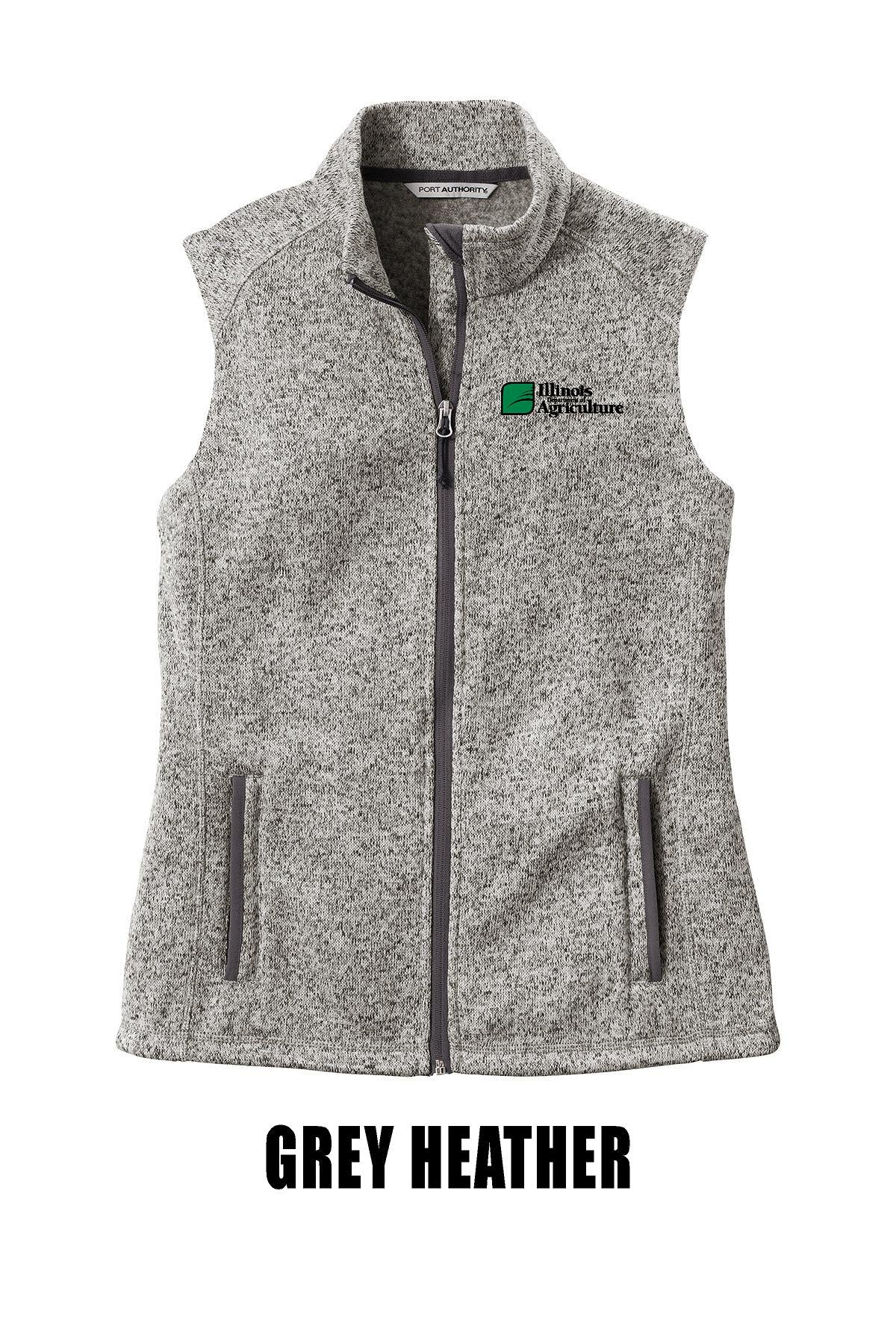 Illinois Department of Agriculture Port Authority ® Women's Sweater Fleece Vest (E.L236)
