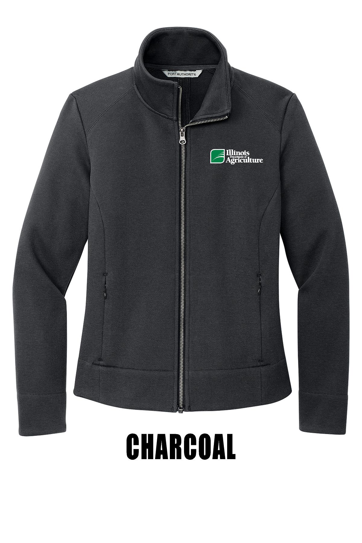 Illinois Department of Agriculture Port Authority® LADIES Network Fleece Jacket (E.L422)