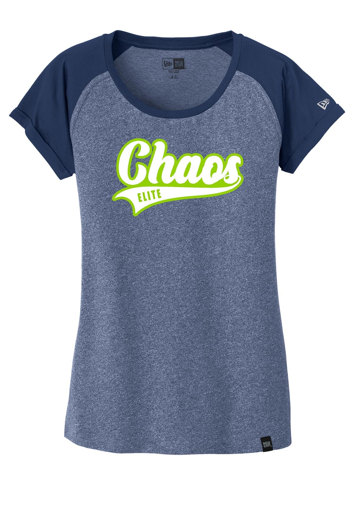 CHAOS SOFTBALL New Era® Ladies Heritage Blend Tee (P.LNEA107)