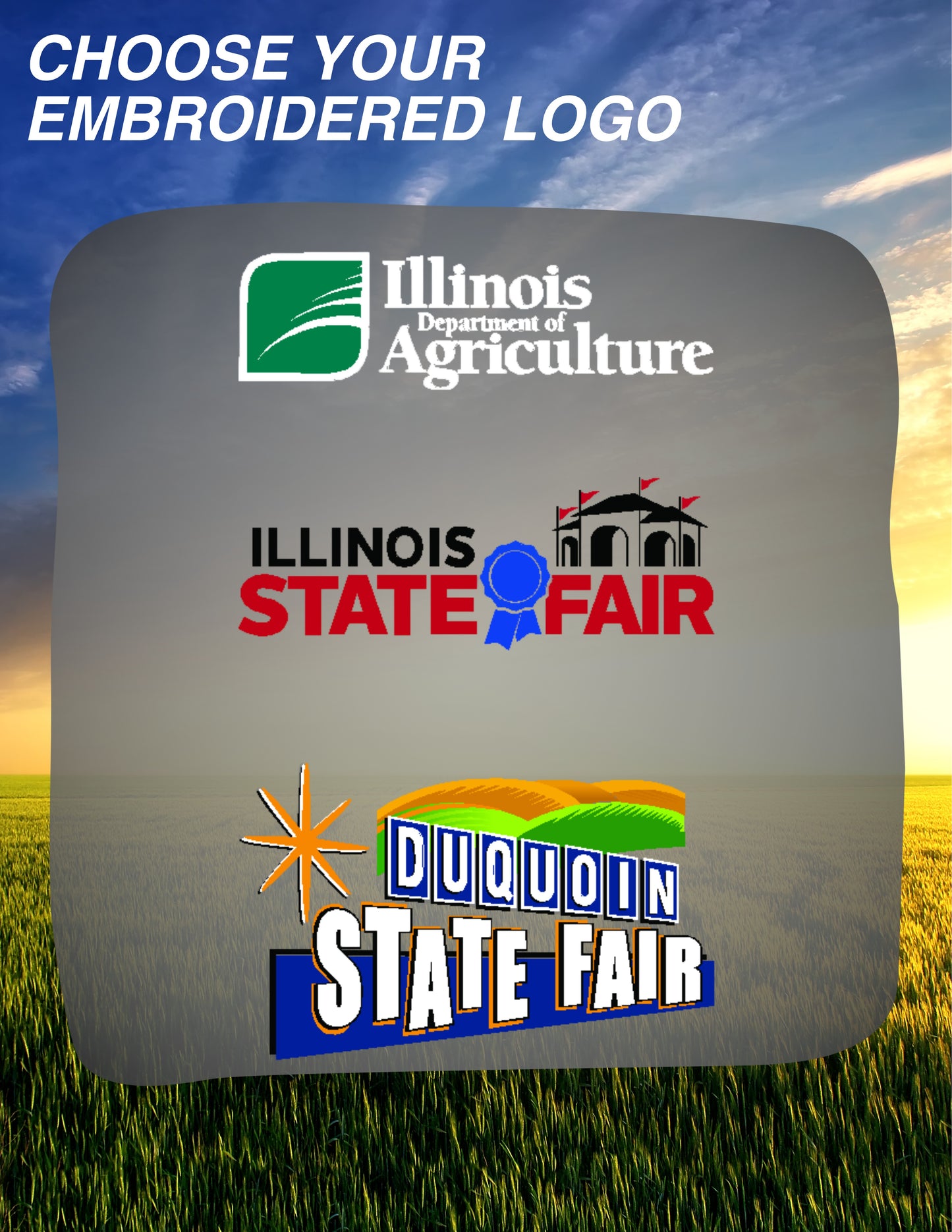 Illinois Department of Agriculture JERZEES - Super Sweats NuBlend® Quarter-Zip Cadet Collar Sweatshirt (E.4528M)