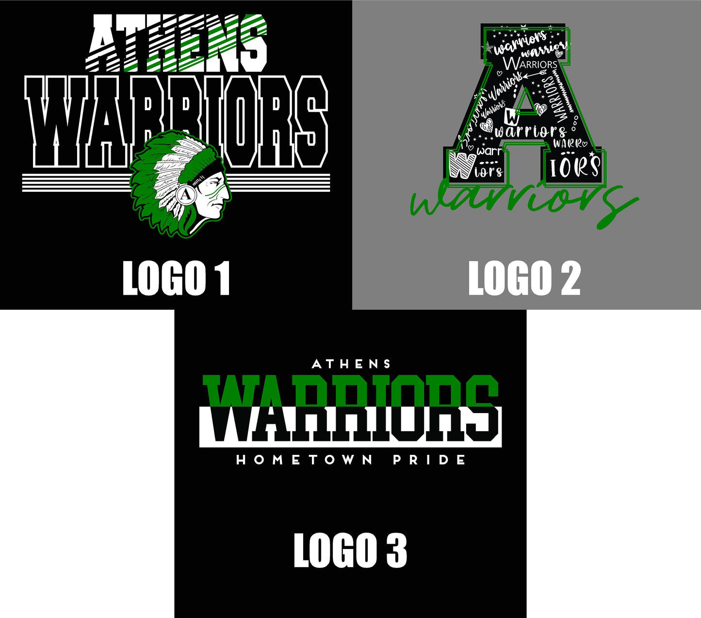 ATHENS BOOSTERS BELLA + CANVAS TEE (P.3413T/3413Y/3413)