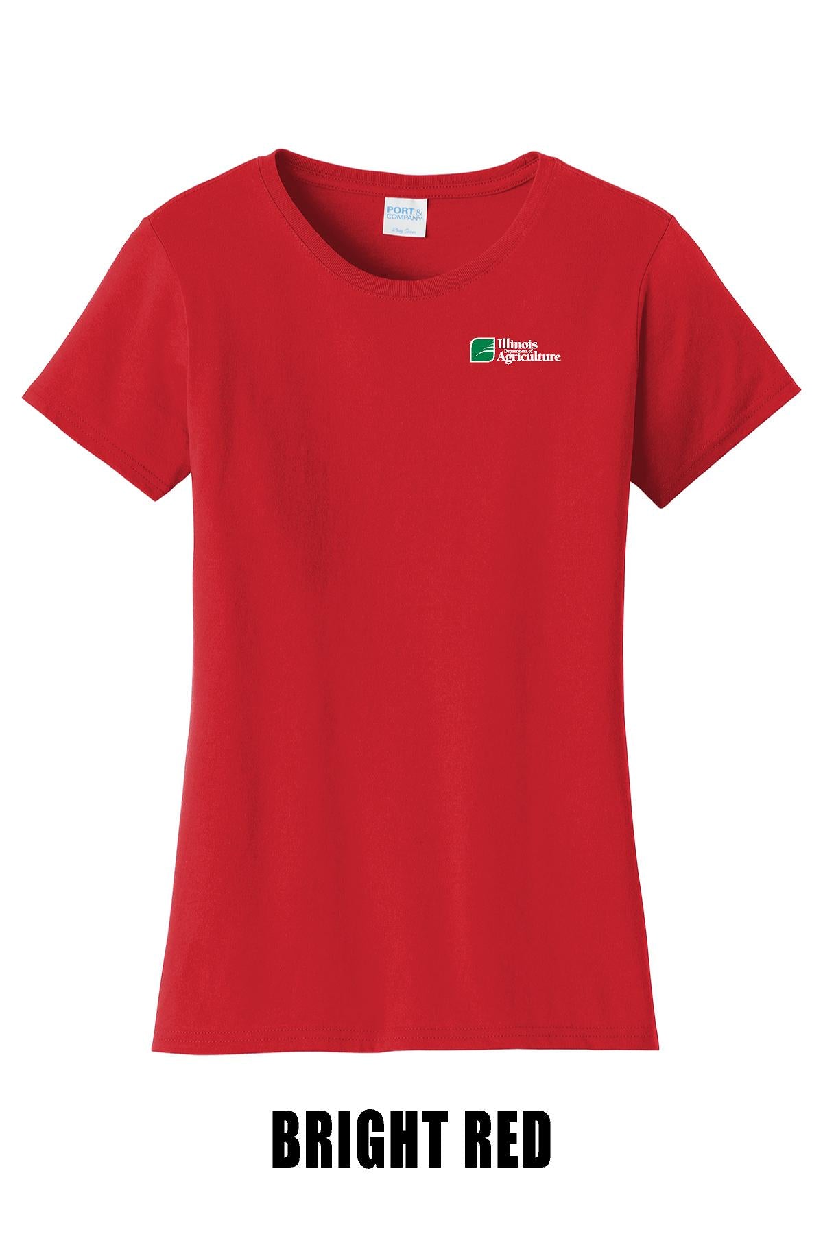 Illinois Department of Agriculture Port & Company® Women's Fan Favorite™ Tee (E.LPC450)