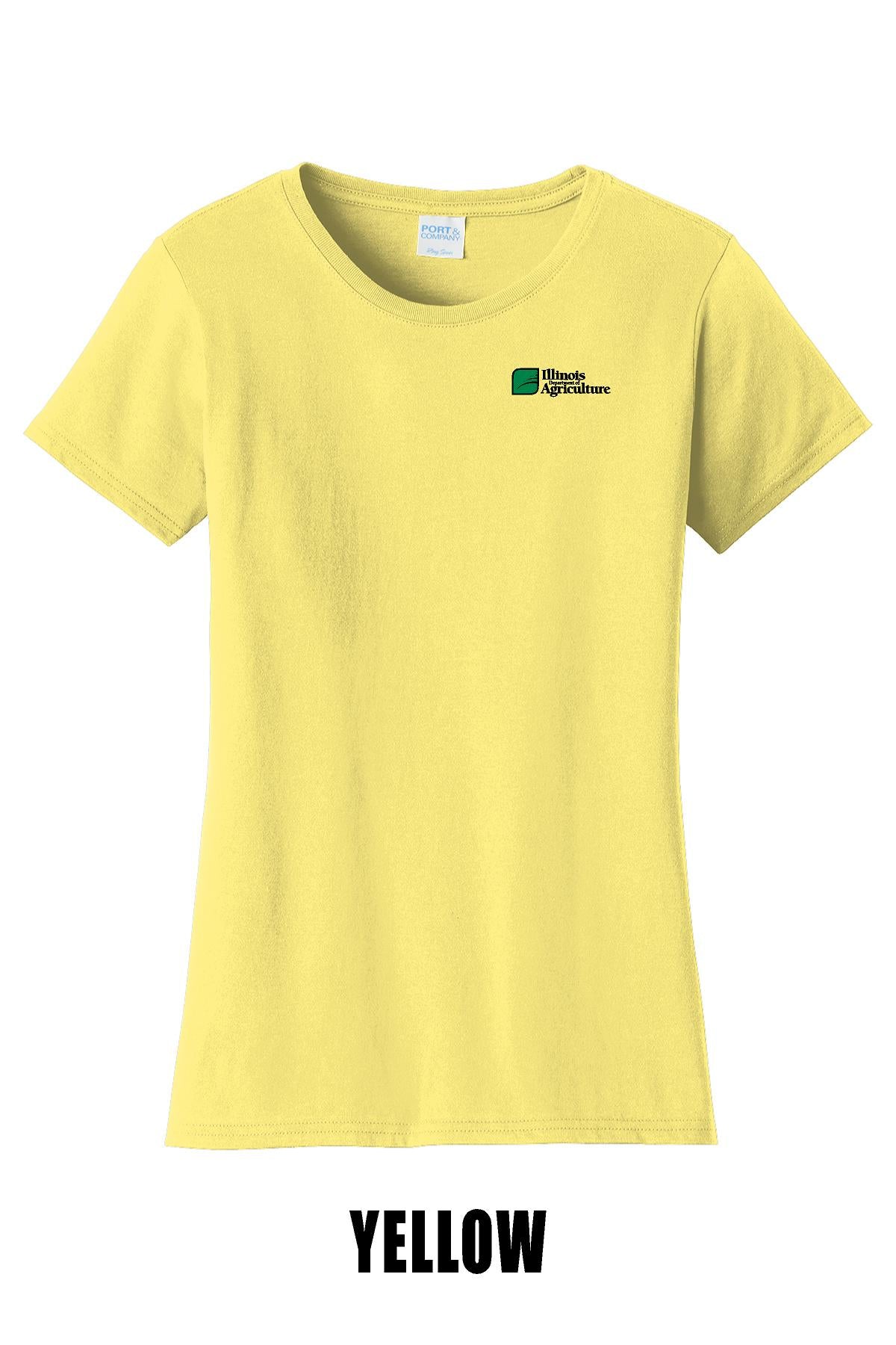 Illinois Department of Agriculture Port & Company® Women's Fan Favorite™ Tee (E.LPC450)