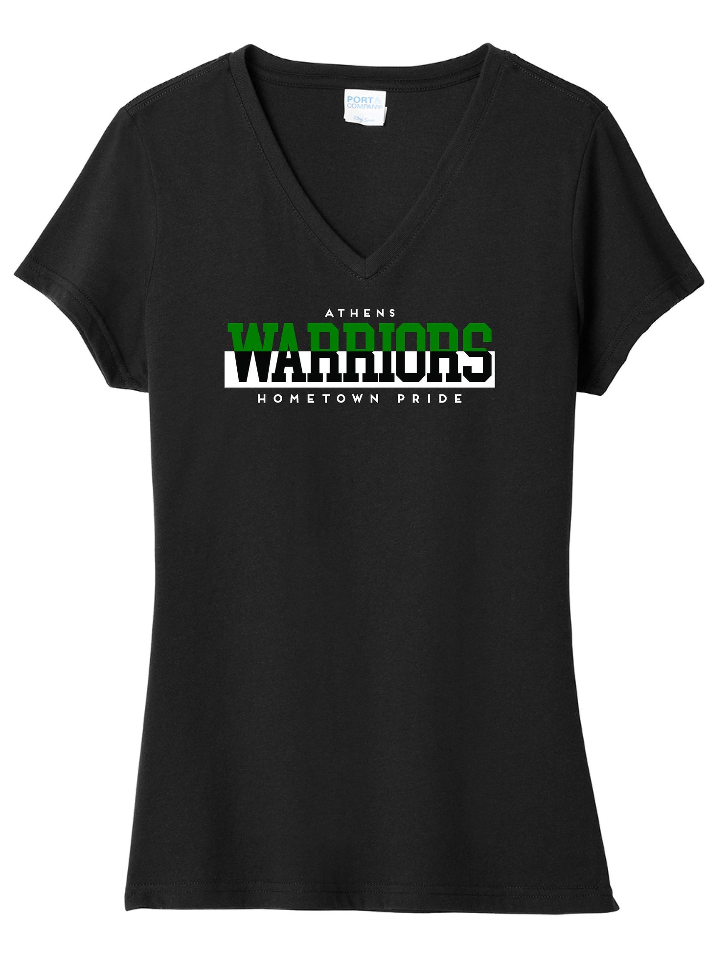 ATHENS BOOSTERS WOMENS V-NECK TSHIRT (P.LPC455V)