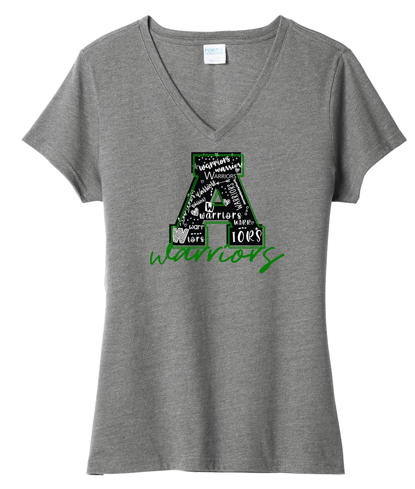 ATHENS BOOSTERS WOMENS V-NECK TSHIRT (P.LPC455V)