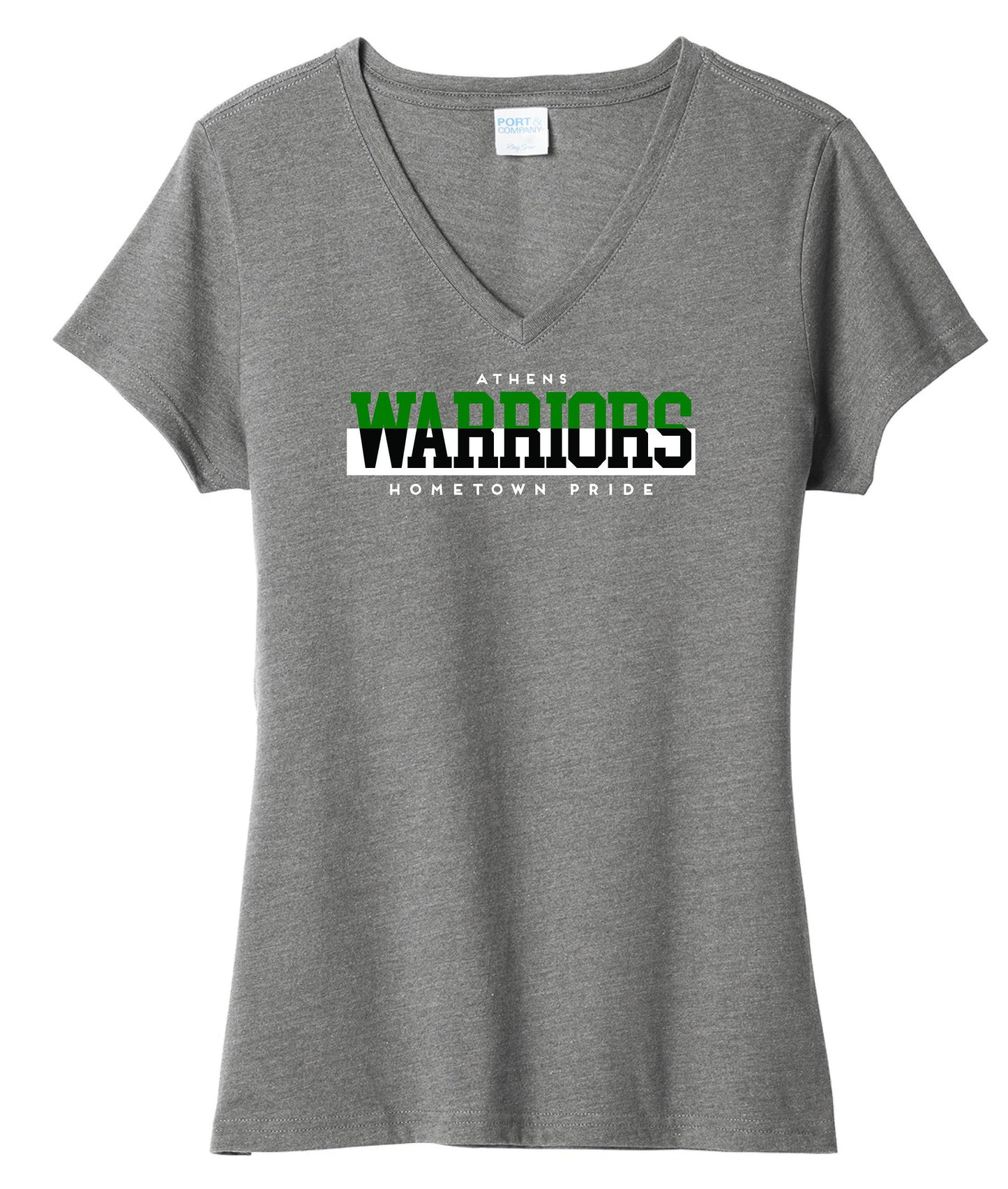 ATHENS BOOSTERS WOMENS V-NECK TSHIRT (P.LPC455V)