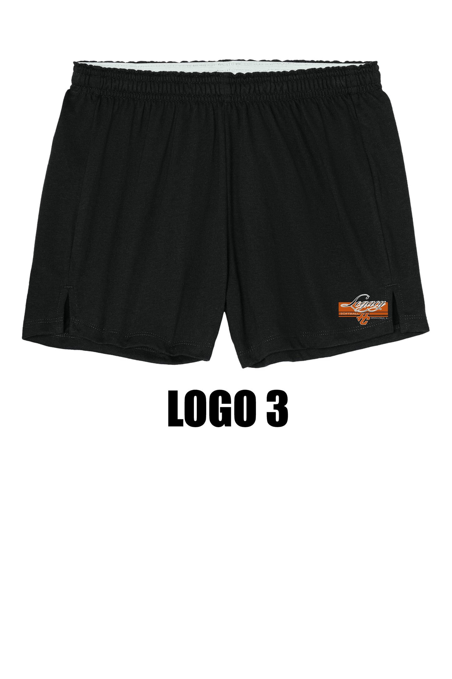 Hitting Center Legacy Softball Sport-Tek® Women’s Jersey Knit Squad Short (P.LST311)