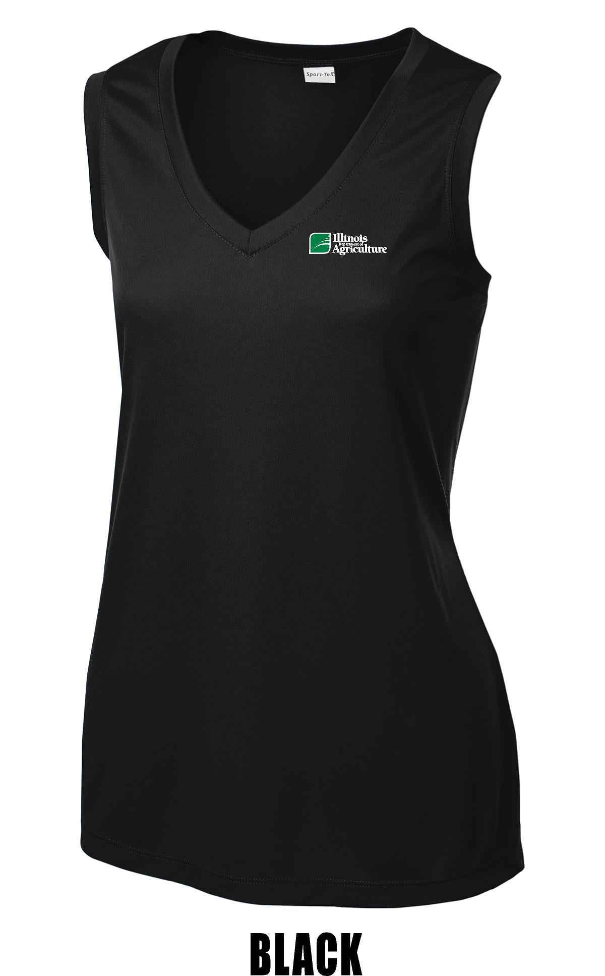 Illinois Department of Agriculture Sport-Tek® Women's Sleeveless PosiCharge® Competitor™ V-Neck Tee (E.LST352)