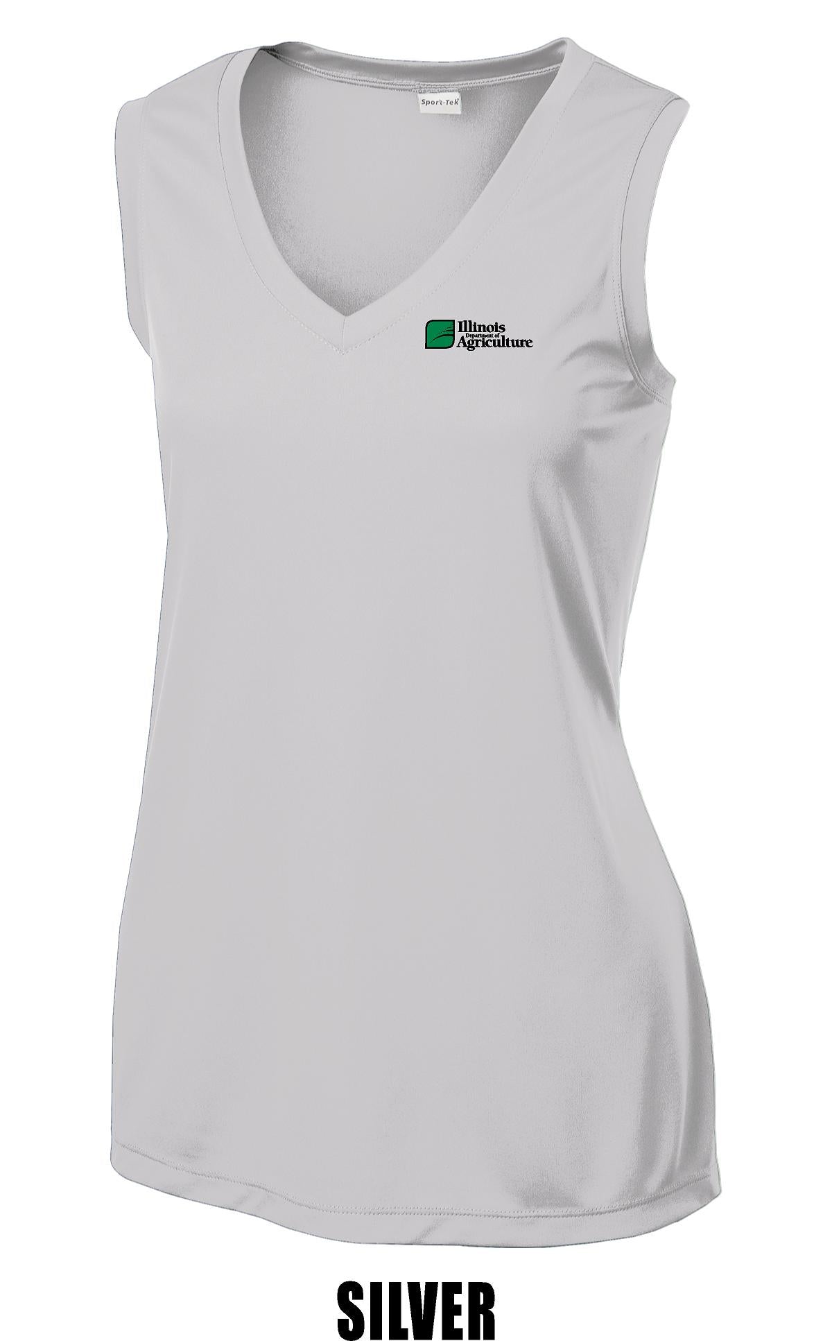 Illinois Department of Agriculture Sport-Tek® Women's Sleeveless PosiCharge® Competitor™ V-Neck Tee (E.LST352)