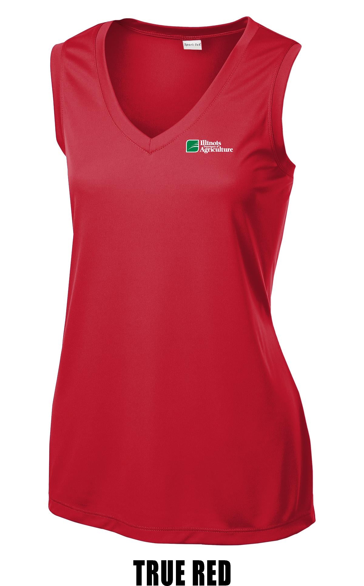 Illinois Department of Agriculture Sport-Tek® Women's Sleeveless PosiCharge® Competitor™ V-Neck Tee (E.LST352)