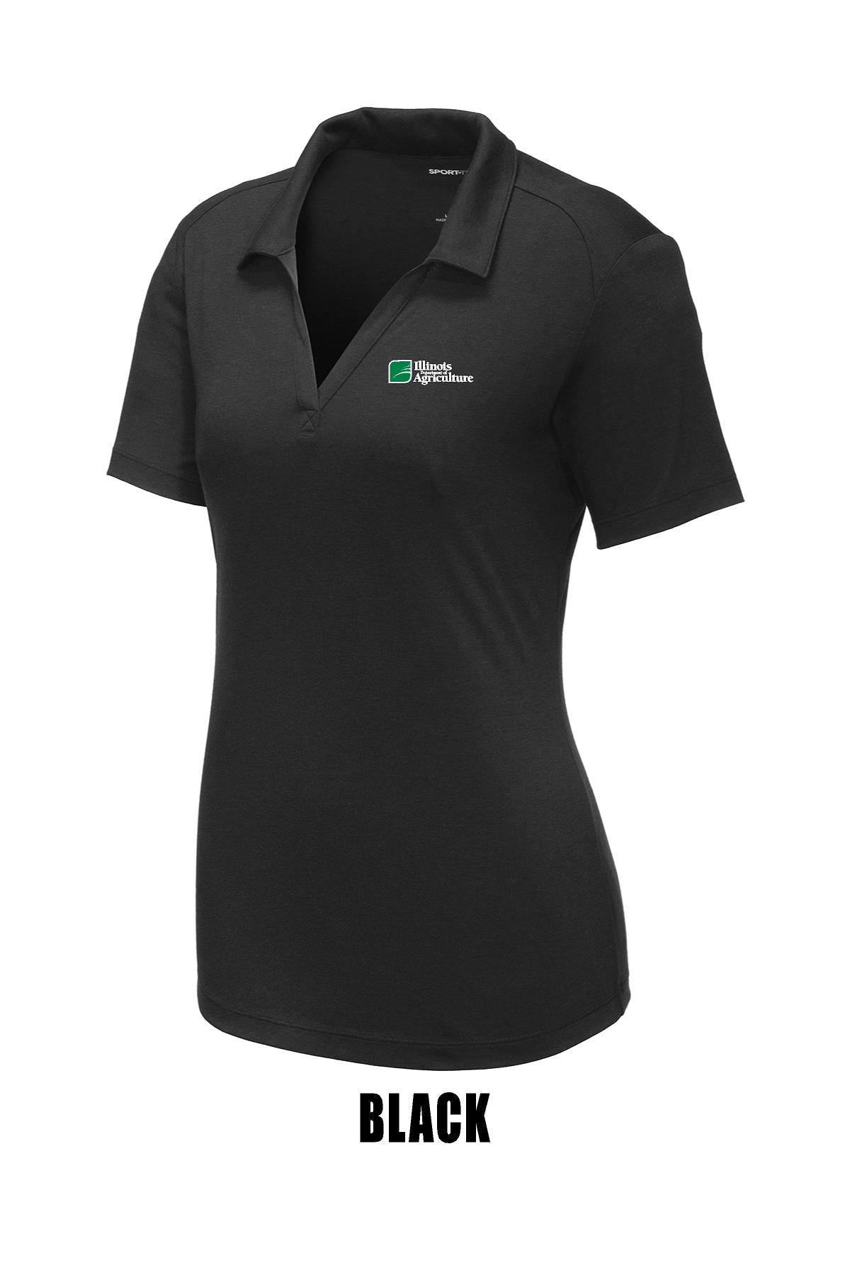 Illinois Department of Agriculture Ladies PosiCharge ® Tri-Blend Wicking Polo (E.LST405)