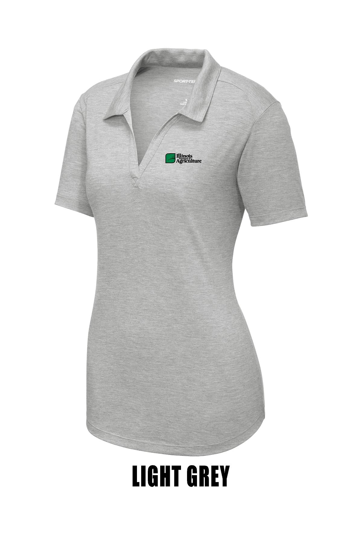 Illinois Department of Agriculture Ladies PosiCharge ® Tri-Blend Wicking Polo (E.LST405)