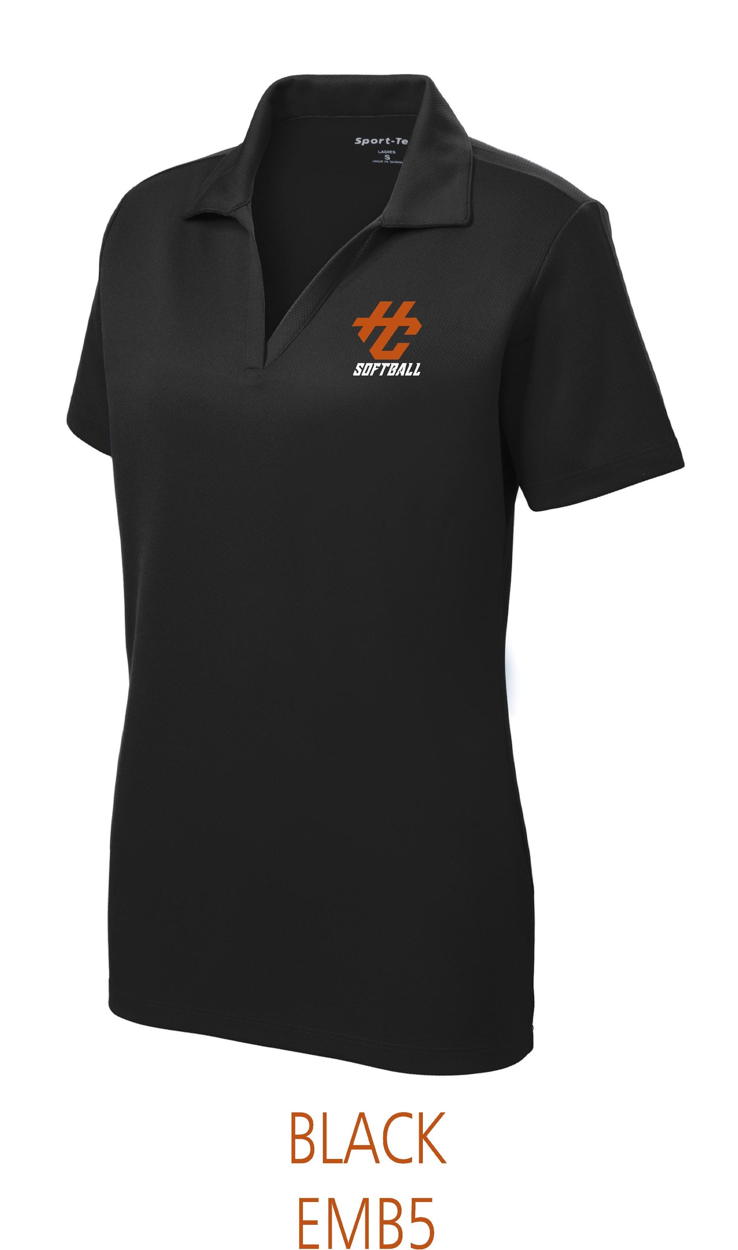Hitting Center Legacy Softball Sport-Tek® Women's PosiCharge® RacerMesh® Polo (E.LST640)