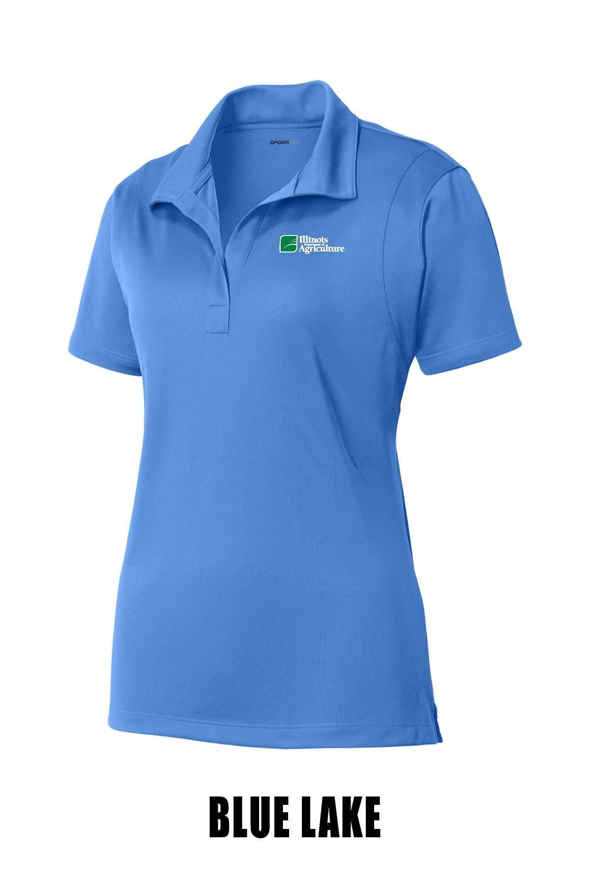 Illinois Department of Agriculture Ladies SPORT TEK Short Sleeve Polo (E.LST650)