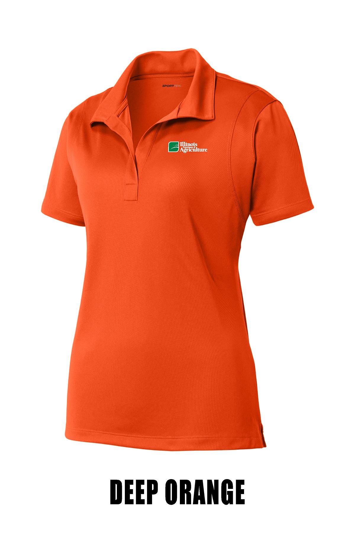 Illinois Department of Agriculture Ladies SPORT TEK Short Sleeve Polo (E.LST650)
