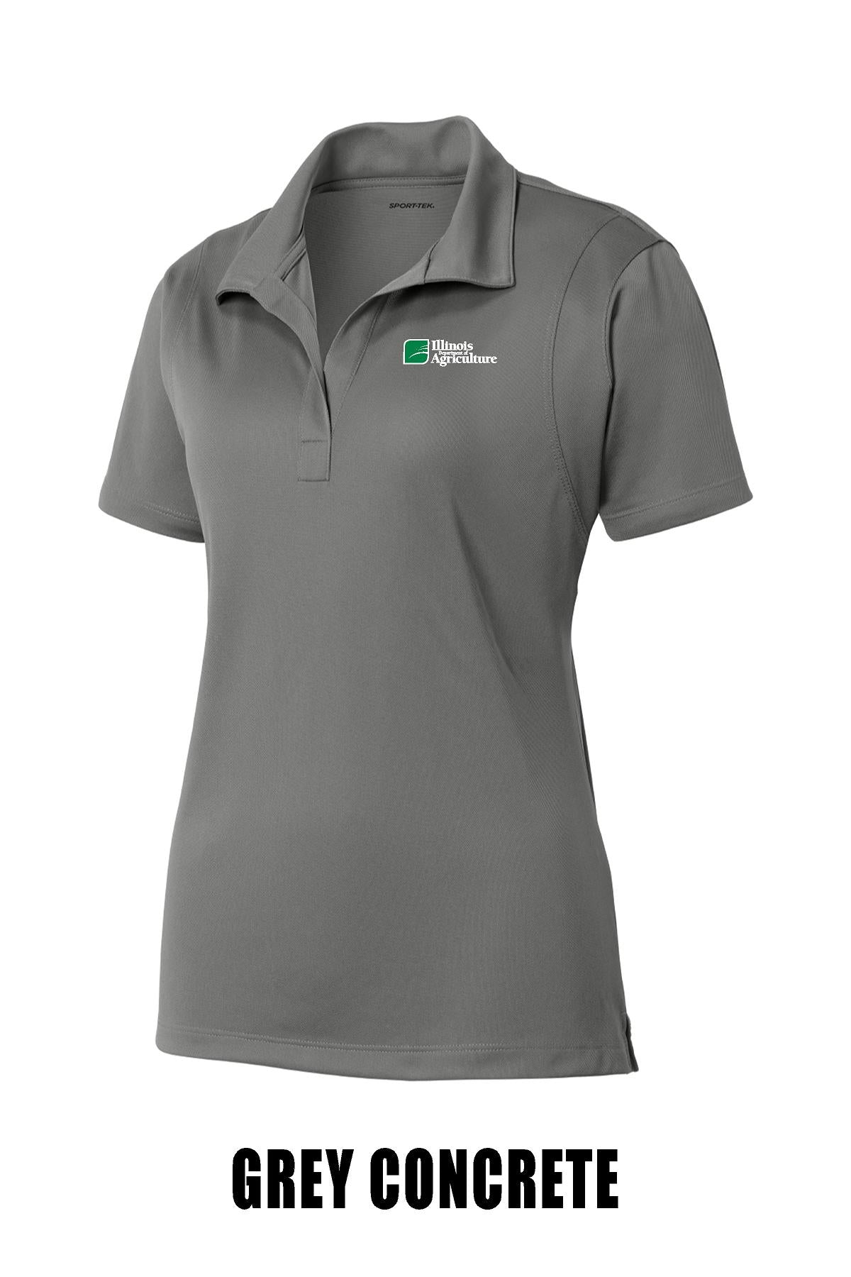 Illinois Department of Agriculture Ladies SPORT TEK Short Sleeve Polo (E.LST650)