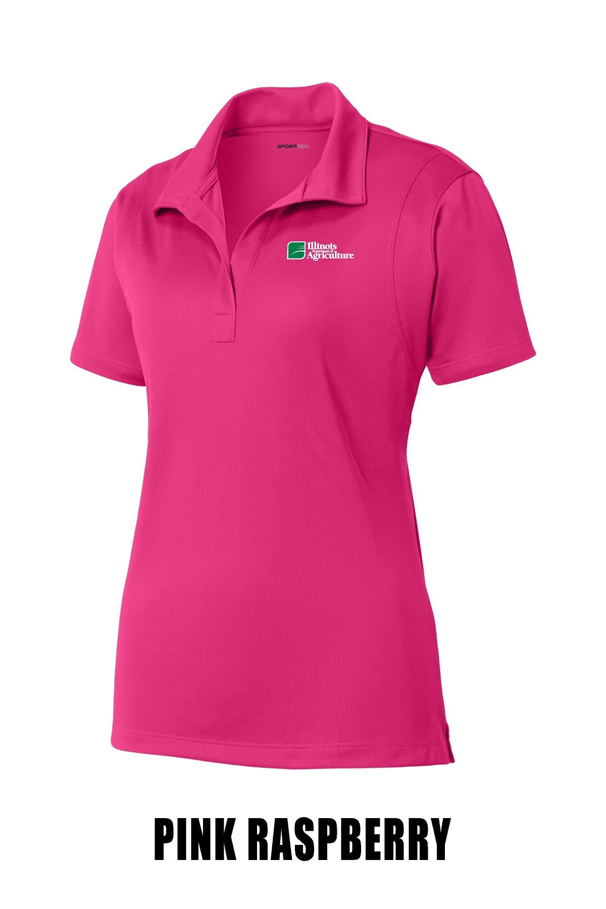 Illinois Department of Agriculture Ladies SPORT TEK Short Sleeve Polo (E.LST650)