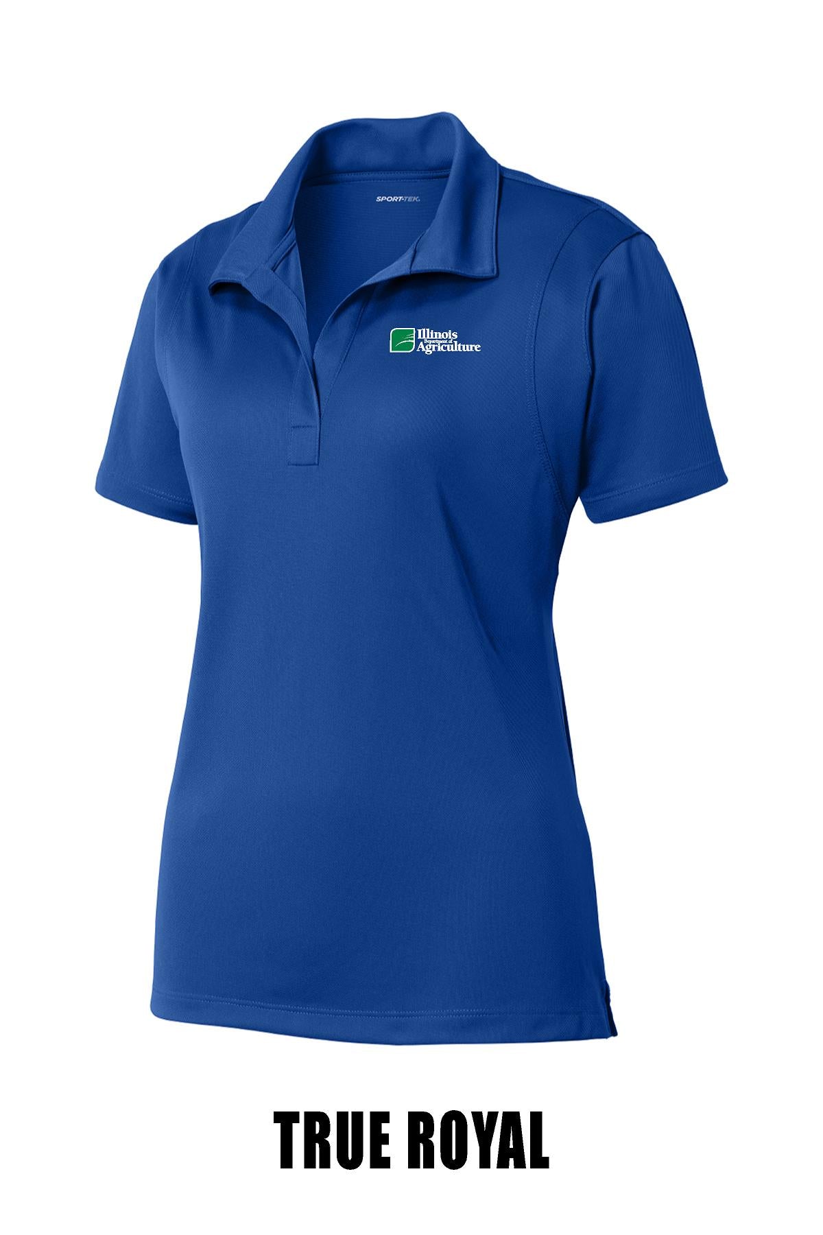 Illinois Department of Agriculture Ladies SPORT TEK Short Sleeve Polo (E.LST650)