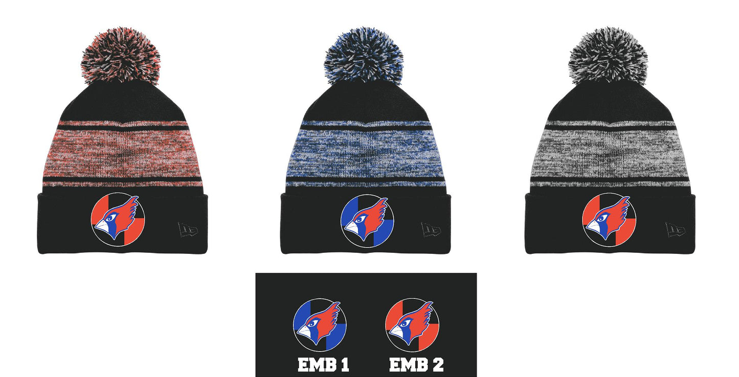 PP CARDINALS New Era ® Knit Chilled Pom Beanie (E.NE909)