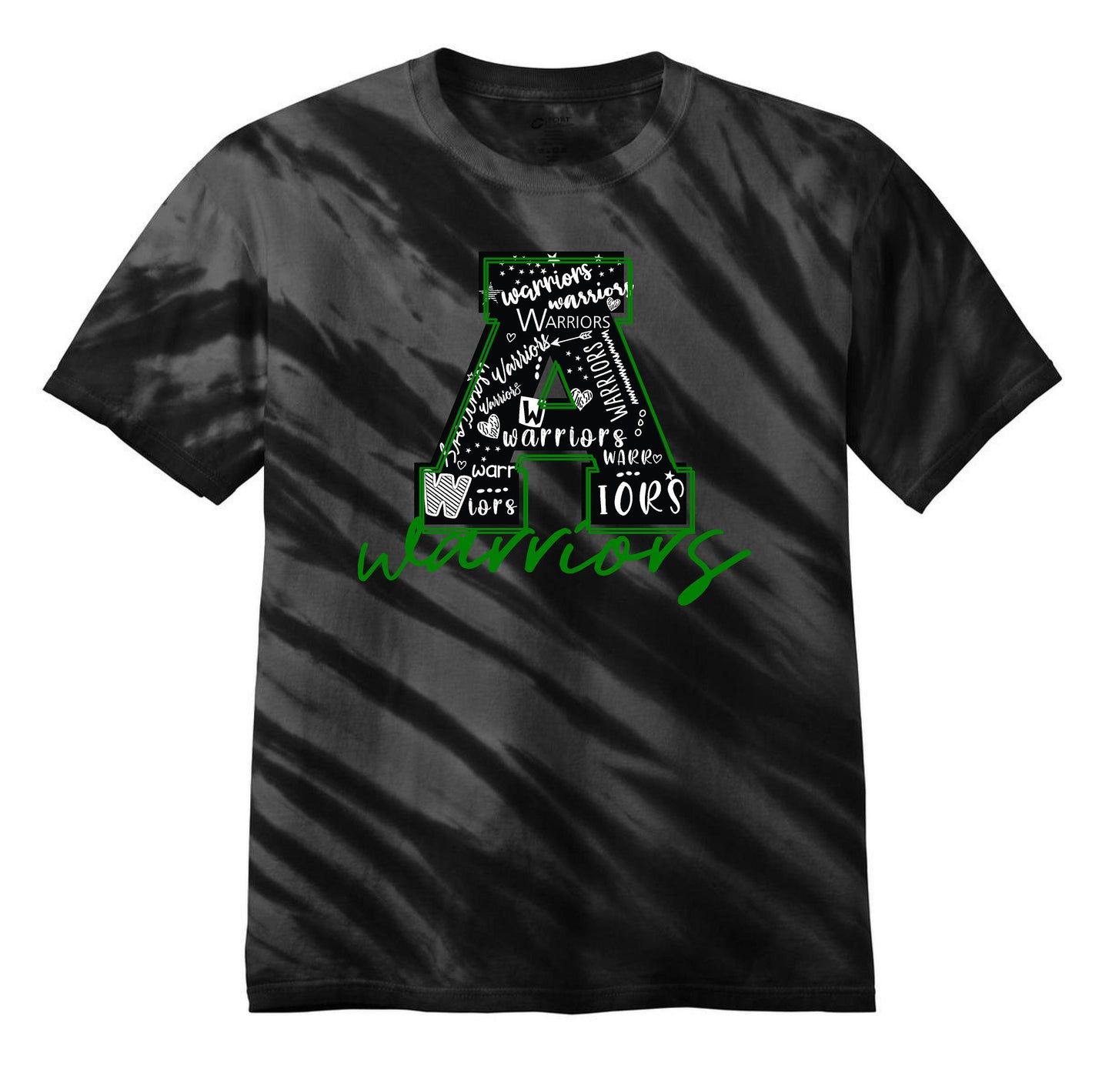 ATHENS BOOSTERS STRIPE TIE-DYE TEE (P.PC148)