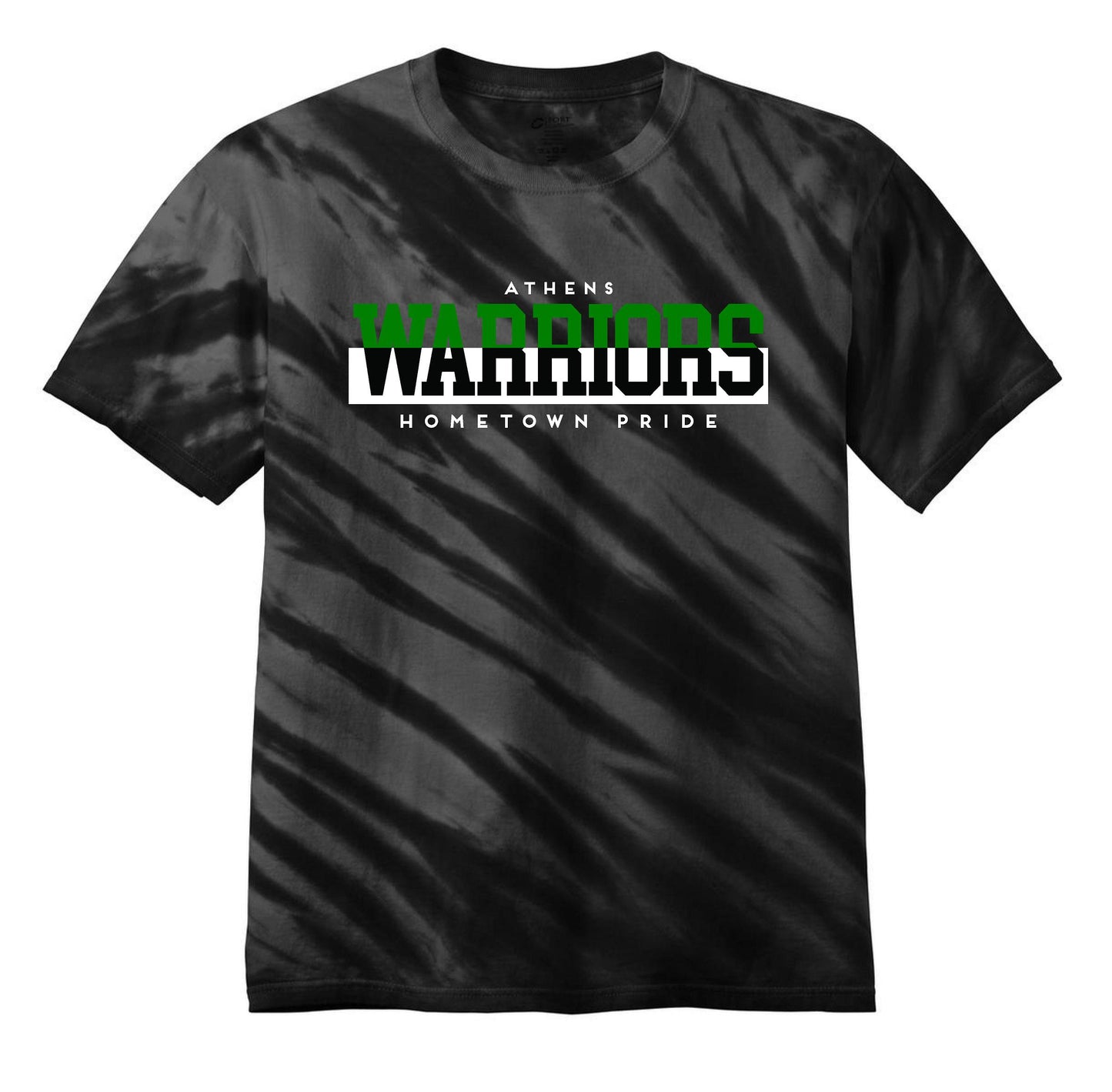 ATHENS BOOSTERS STRIPE TIE-DYE TEE (P.PC148)