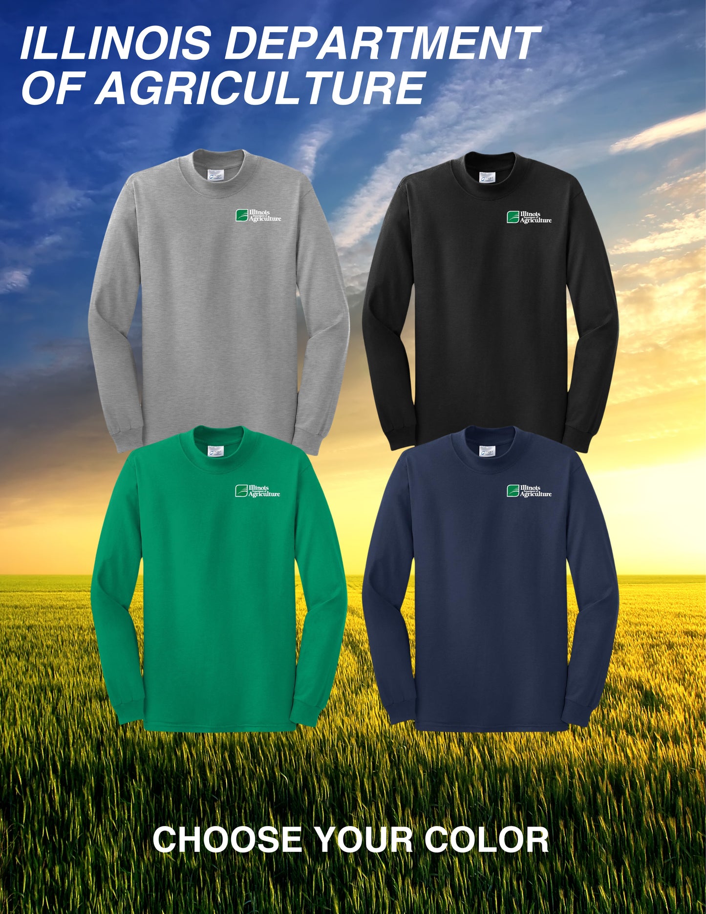 Illinois Department of Agriculture Port & Company® Essential Mock Turtleneck (E.PC61M)