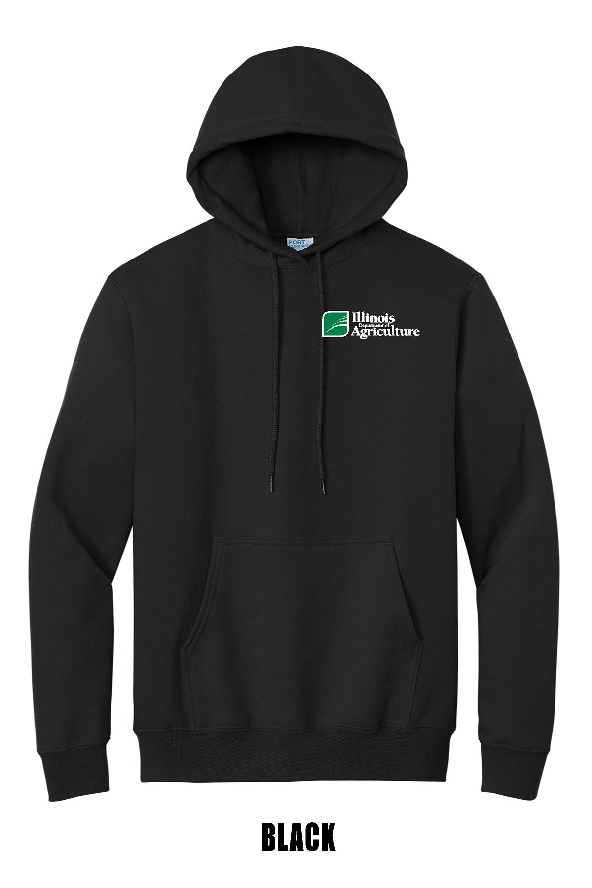 Illinois Department of Agriculture PORT & COMPANY® ESSENTIAL FLEECE PULLOVER HOODED SWEATSHIRT (P.PC90H)