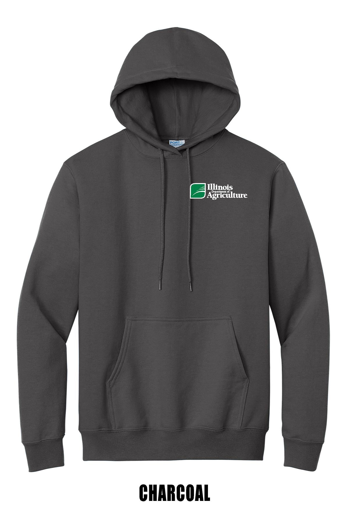 Illinois Department of Agriculture PORT & COMPANY® ESSENTIAL FLEECE PULLOVER HOODED SWEATSHIRT (P.PC90H)