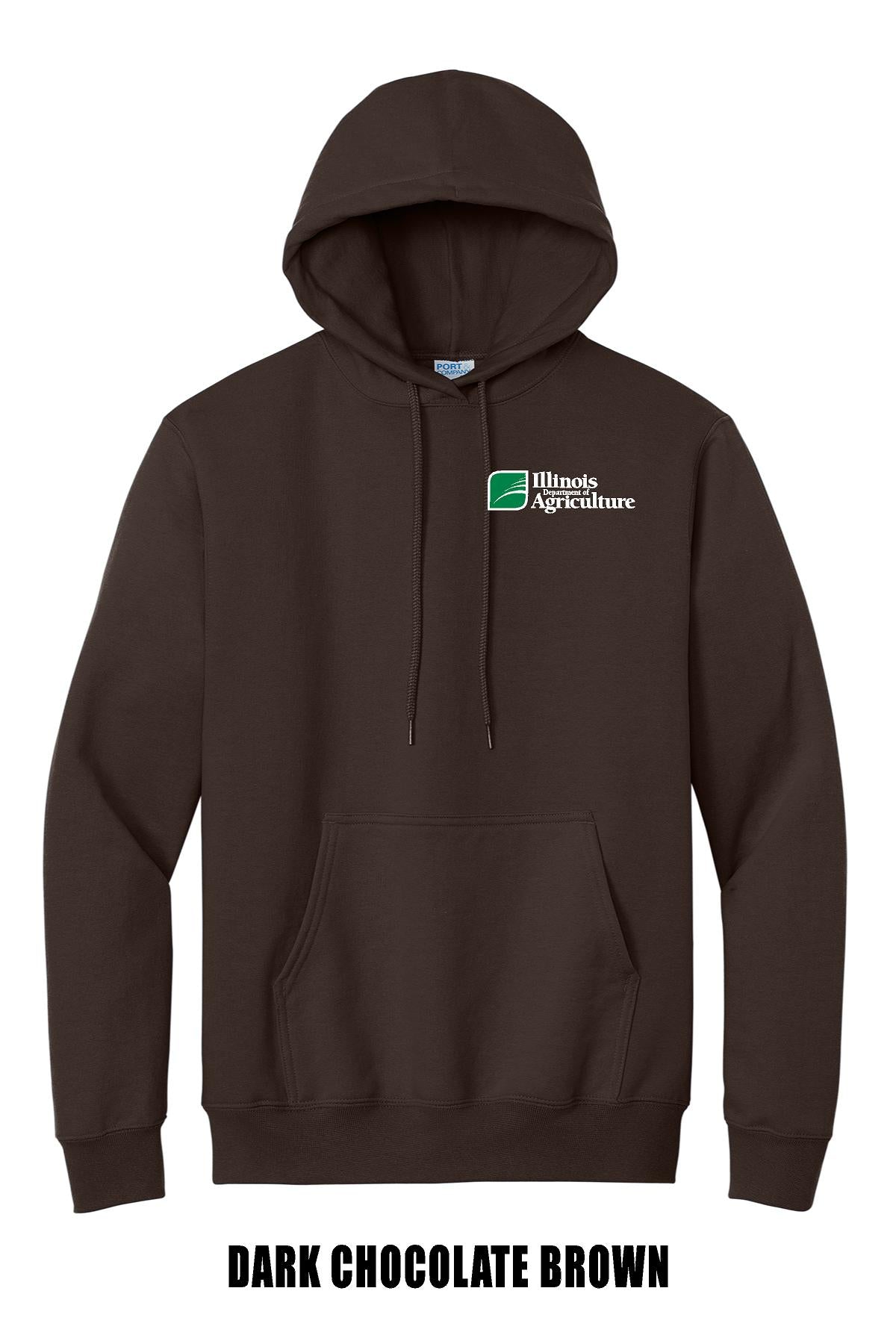 Illinois Department of Agriculture PORT & COMPANY® ESSENTIAL FLEECE PULLOVER HOODED SWEATSHIRT (P.PC90H)