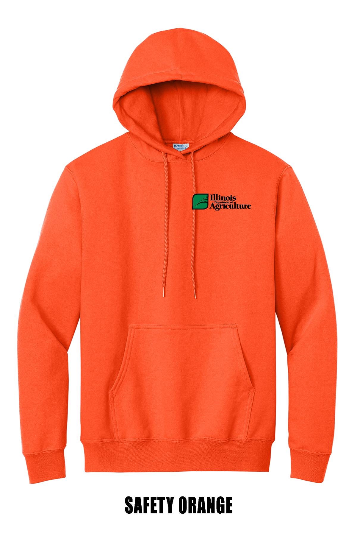 Illinois Department of Agriculture PORT & COMPANY® ESSENTIAL FLEECE PULLOVER HOODED SWEATSHIRT (P.PC90H)