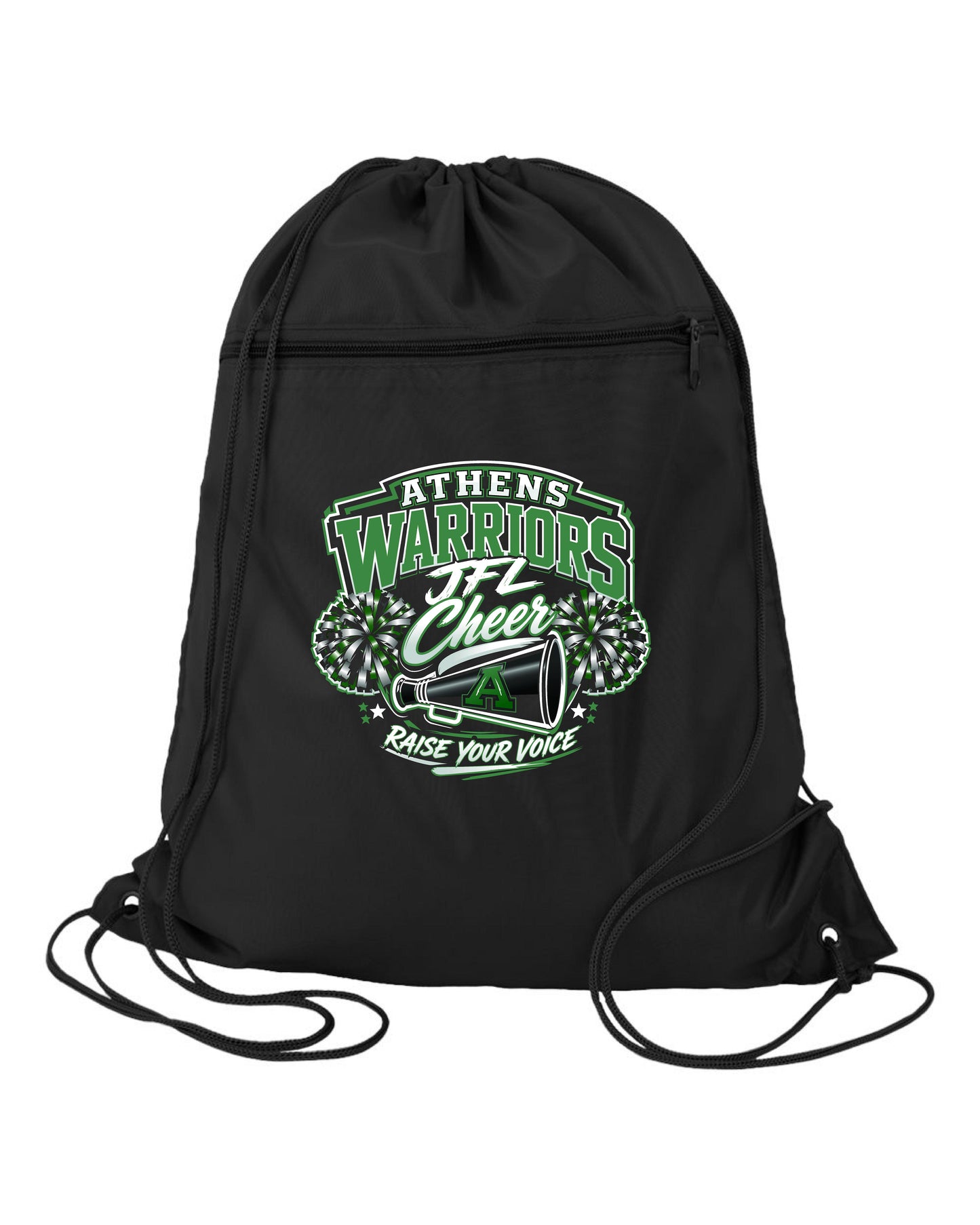Athens JFL Cheer Polyester Drawstring Backpack (P. Q135200)