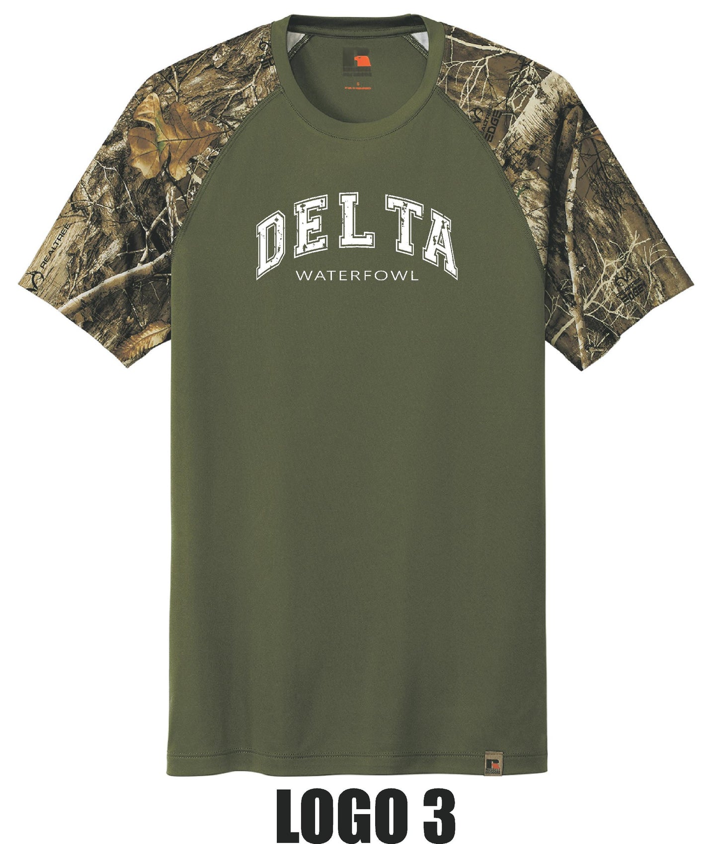 Delta Waterfowl Russell Outdoors™ Realtree® Colorblock Performance Tee (P.RU151)