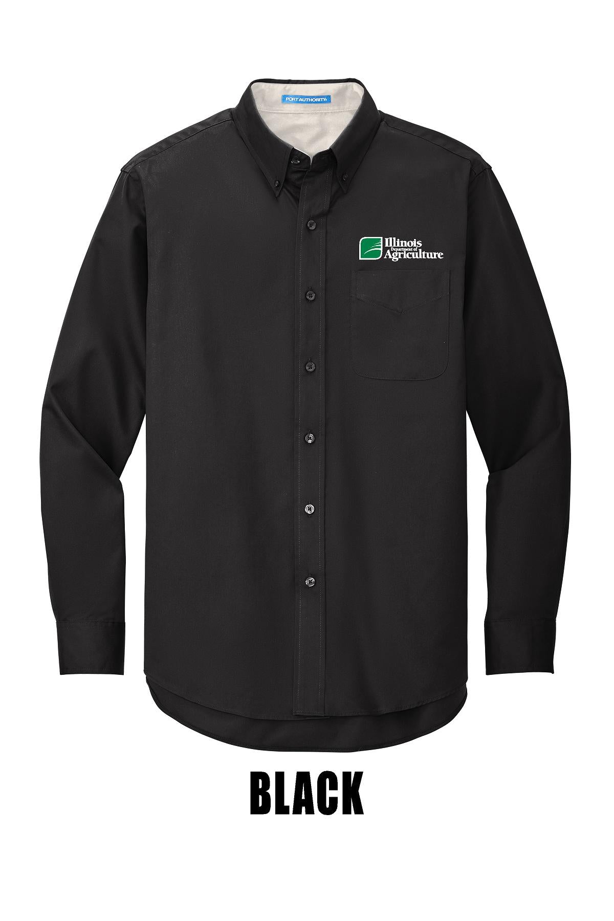 Illinois Department of Agriculture Port Authority® TALL Long Sleeve Easy Care Shirt (E.TLS608)