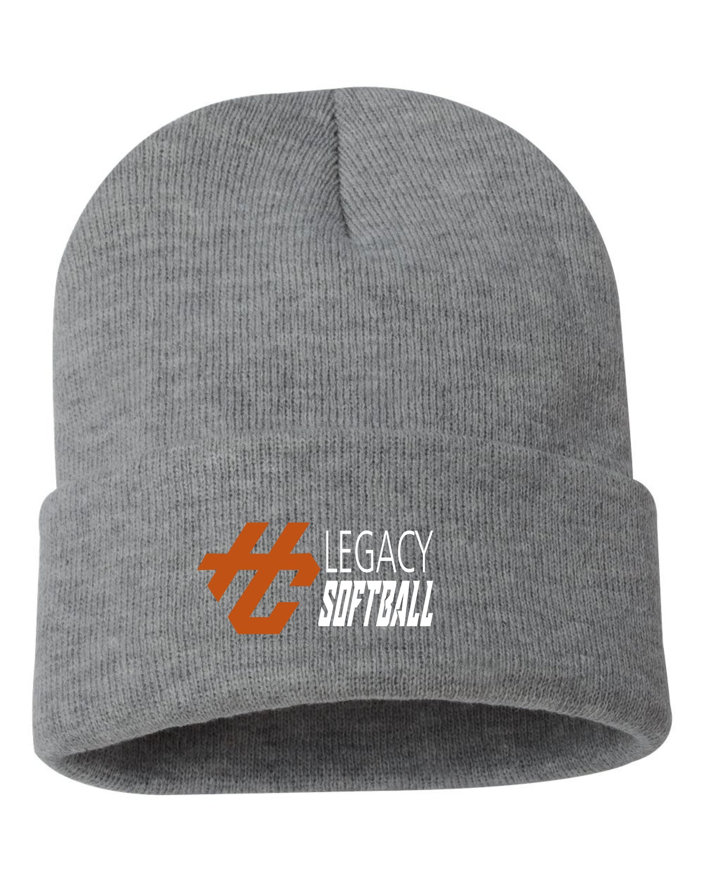 Hitting Center Legacy Softball Sportsman - Solid 12" Cuffed Beanie - (E.SP12)