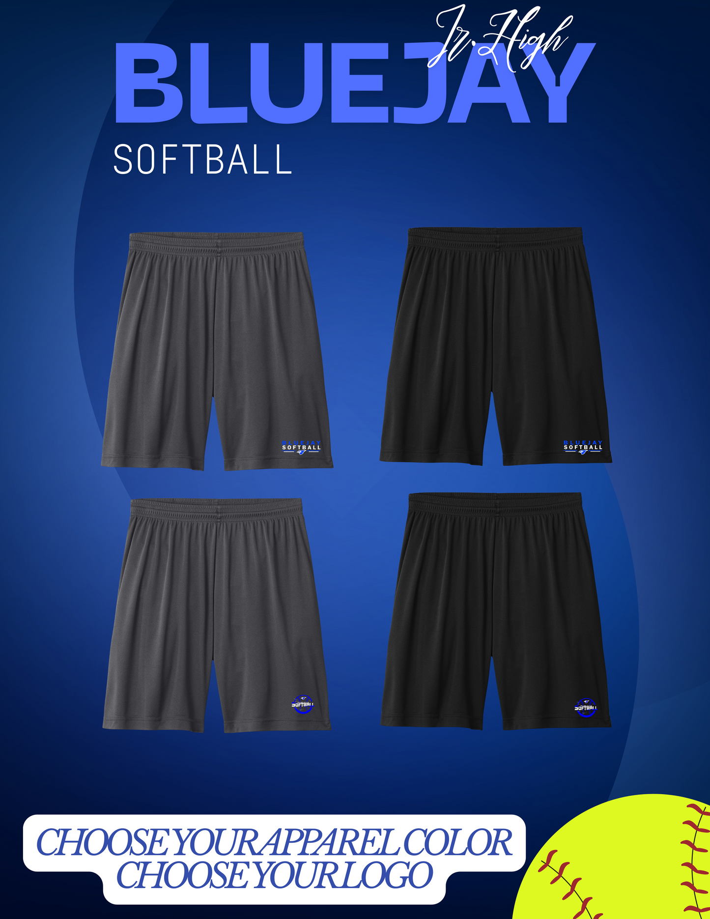 Porta Jr. High Softball Sport-Tek® PosiCharge® Competitor™ 7" Short (P.ST349)