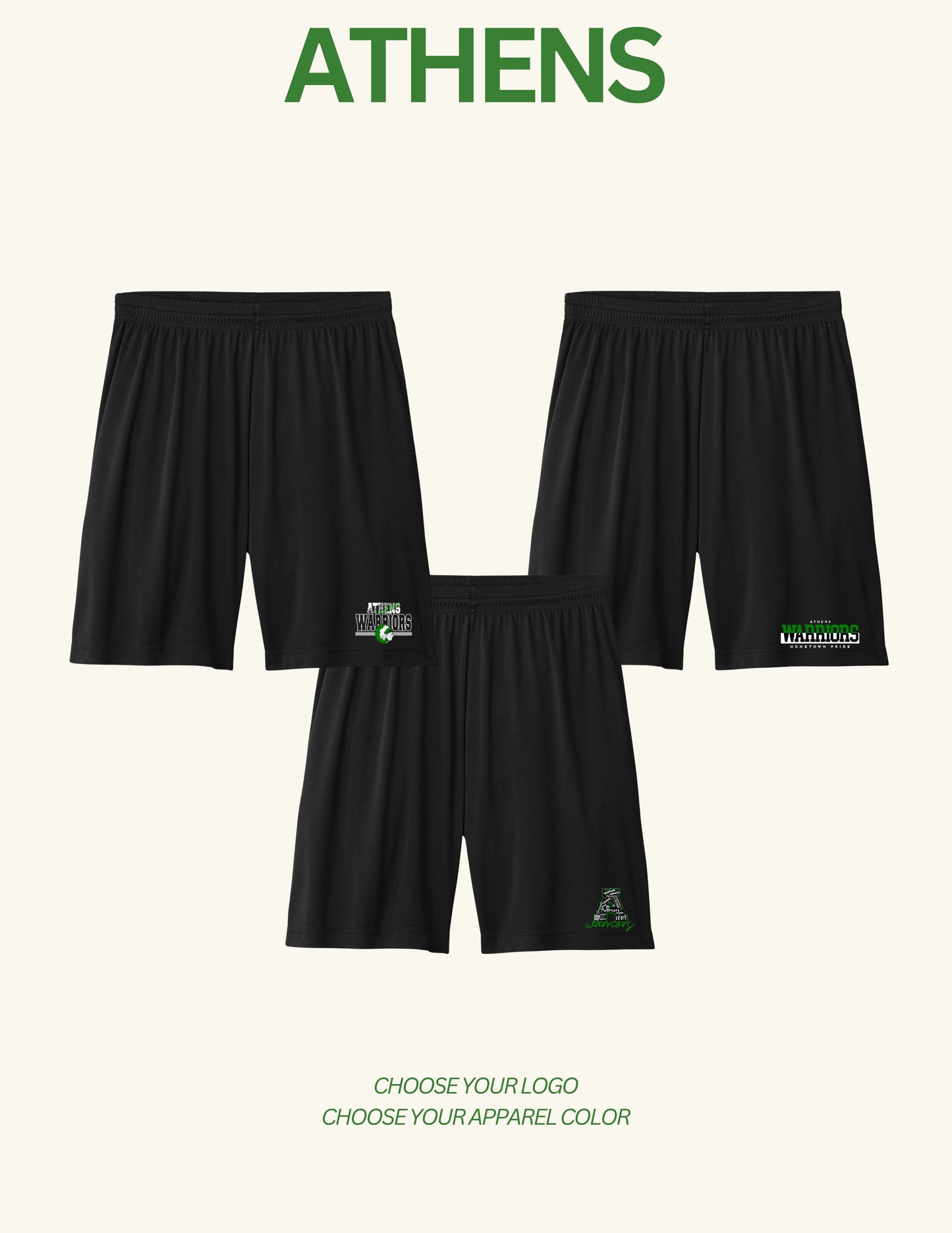 ATHENS BOOSTERS Sport-Tek® PosiCharge® Competitor™ 7" Short (P.ST349)