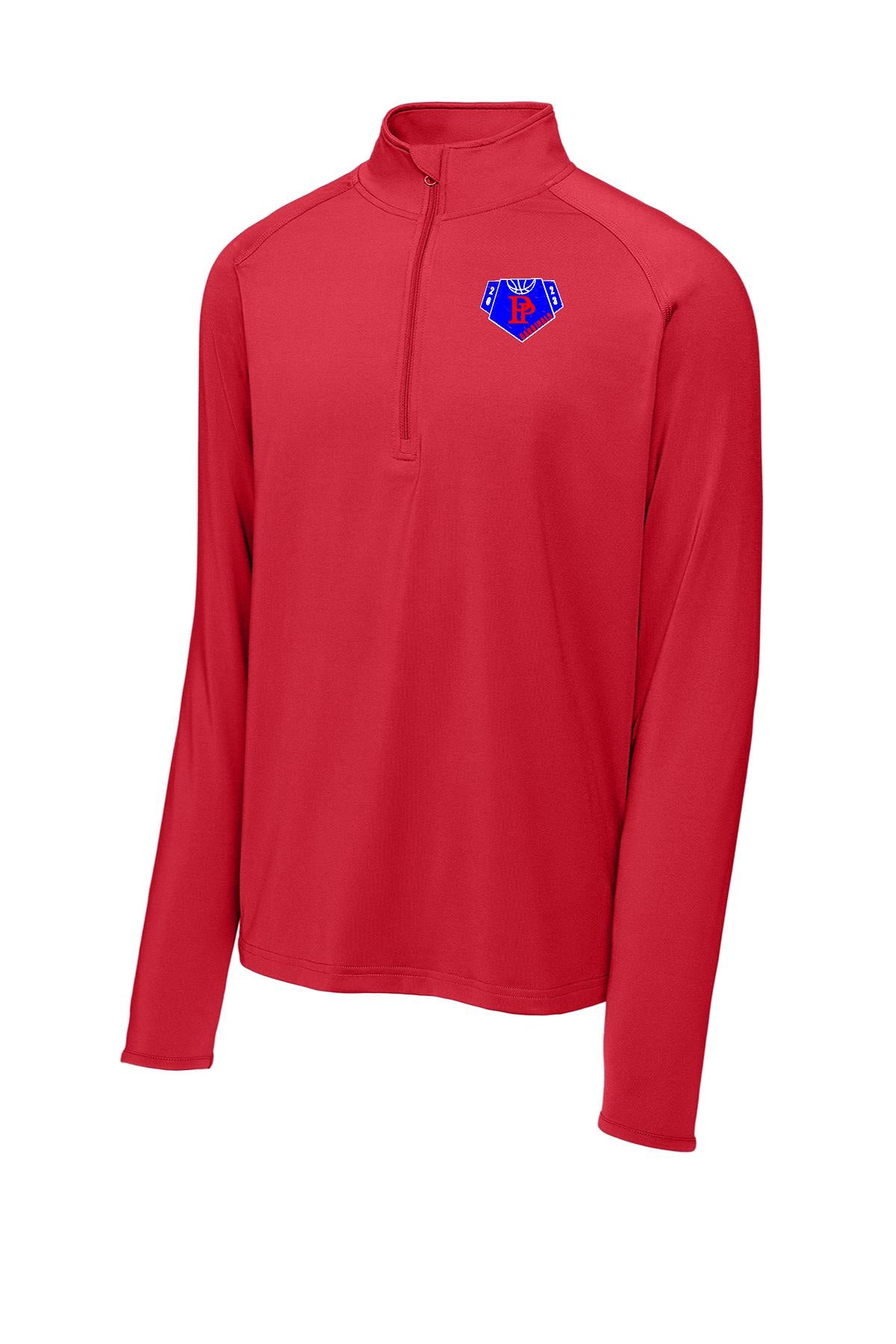 Pleasant Plains Jr. High BOYS Basketball Sport-Tek® Sport-Wick® Stretch 1/2-Zip Pullover (E.ST850)