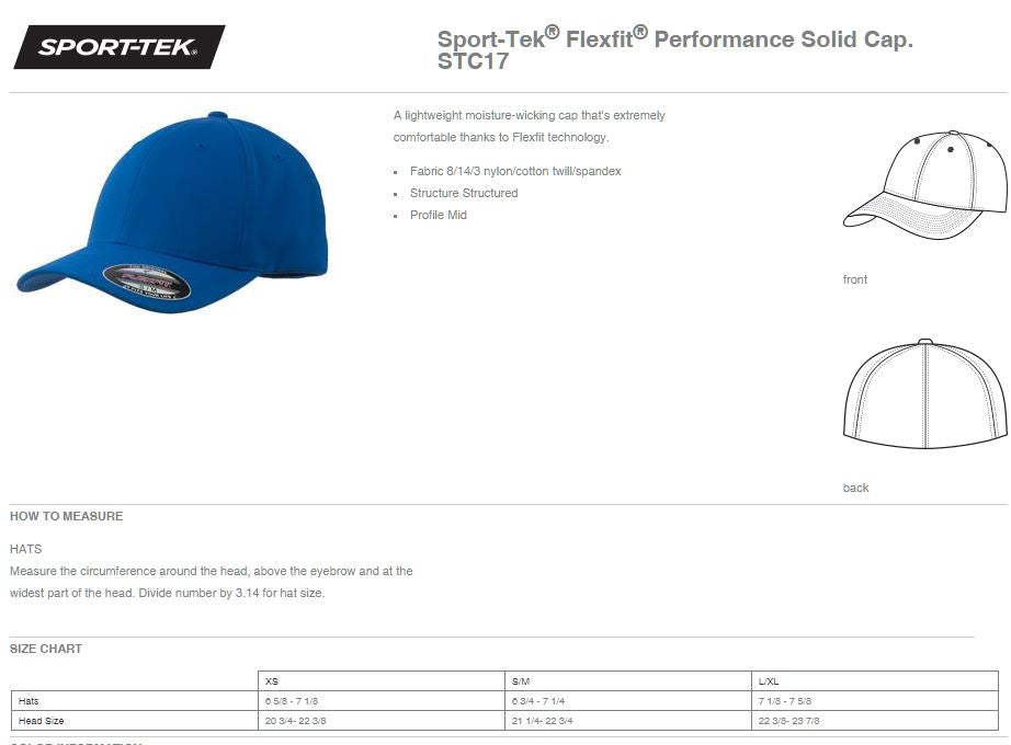 Havana Ducks Jr. High Basketball Sport-Tek® Flexfit® Performance Solid Cap (E. STC17)