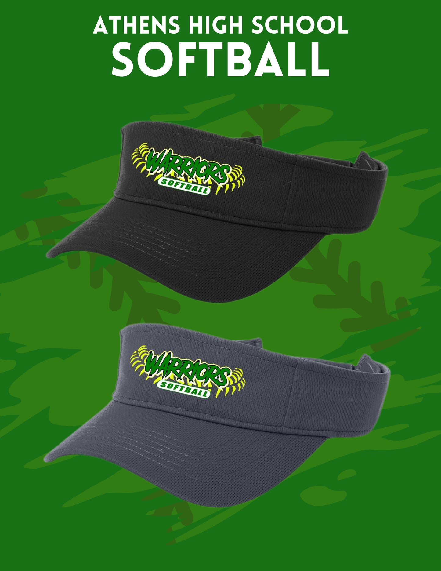 Athens High School Softball Visor (EMB.STC27)