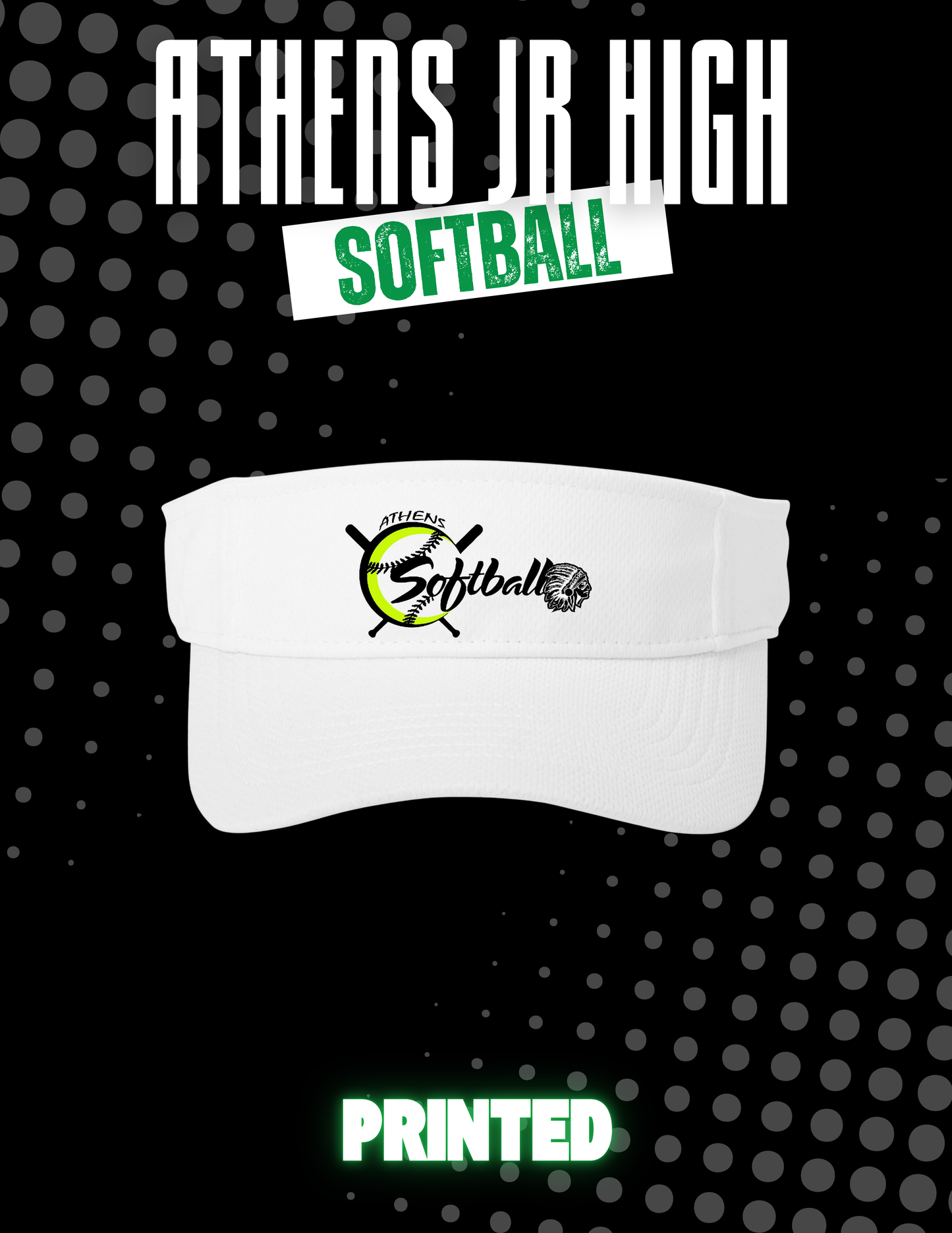 ATHENS JUNIOR HIGH SOFTBALL Visor (P.STC27)
