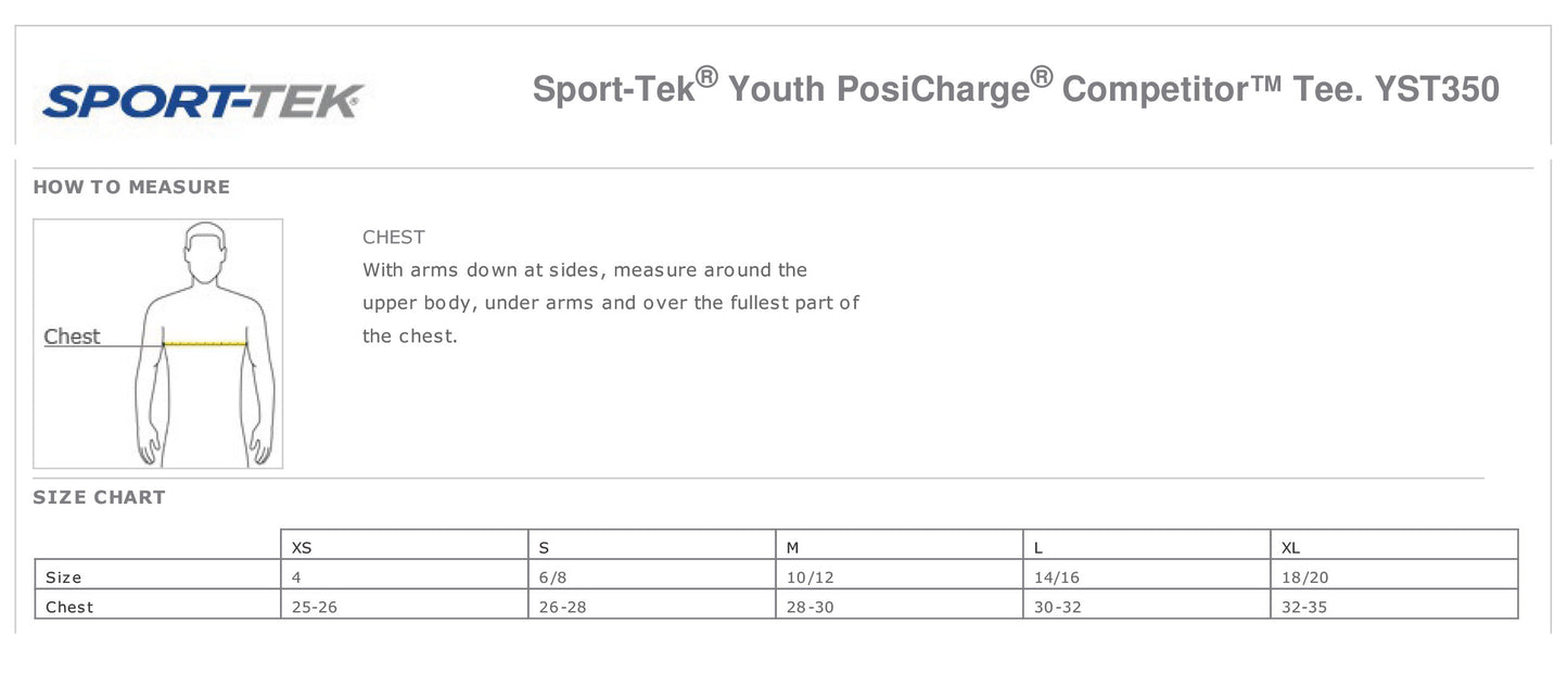 Kardinal Kids Daycare LIMITED EDITION Sport-Tek® PosiCharge® Competitor™ Tee (P.ST350/YST350)
