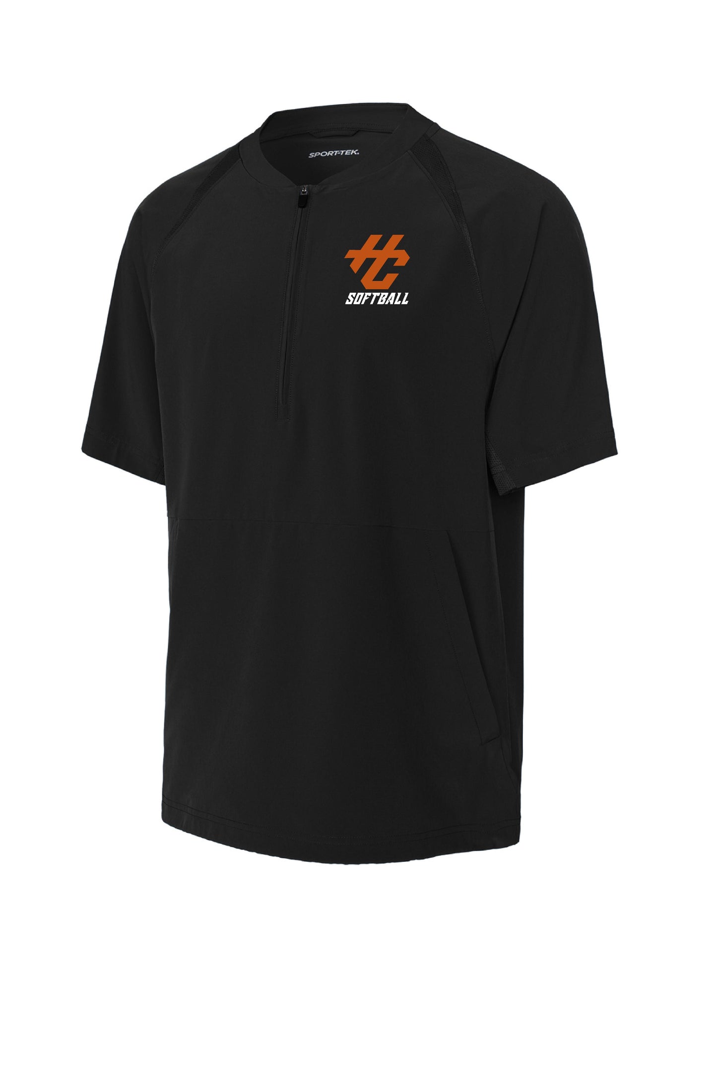 Hitting Center Legacy Softball Sport-Tek® Repeat 1/2-Zip Short Sleeve Jacket (E.JST489)