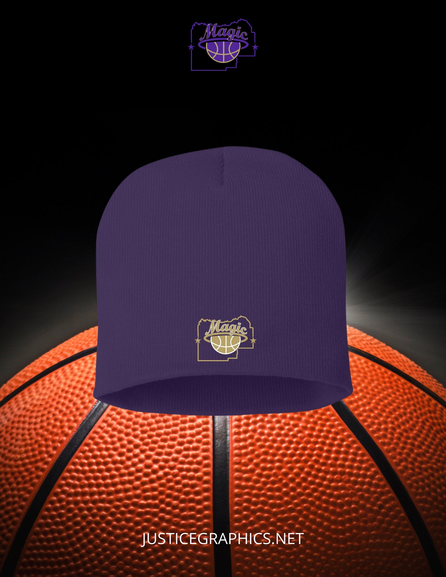 MENARD COUNTY MAGIC BASKETBALL Sportsman - 8" Knit Beanie - (E.SP08)