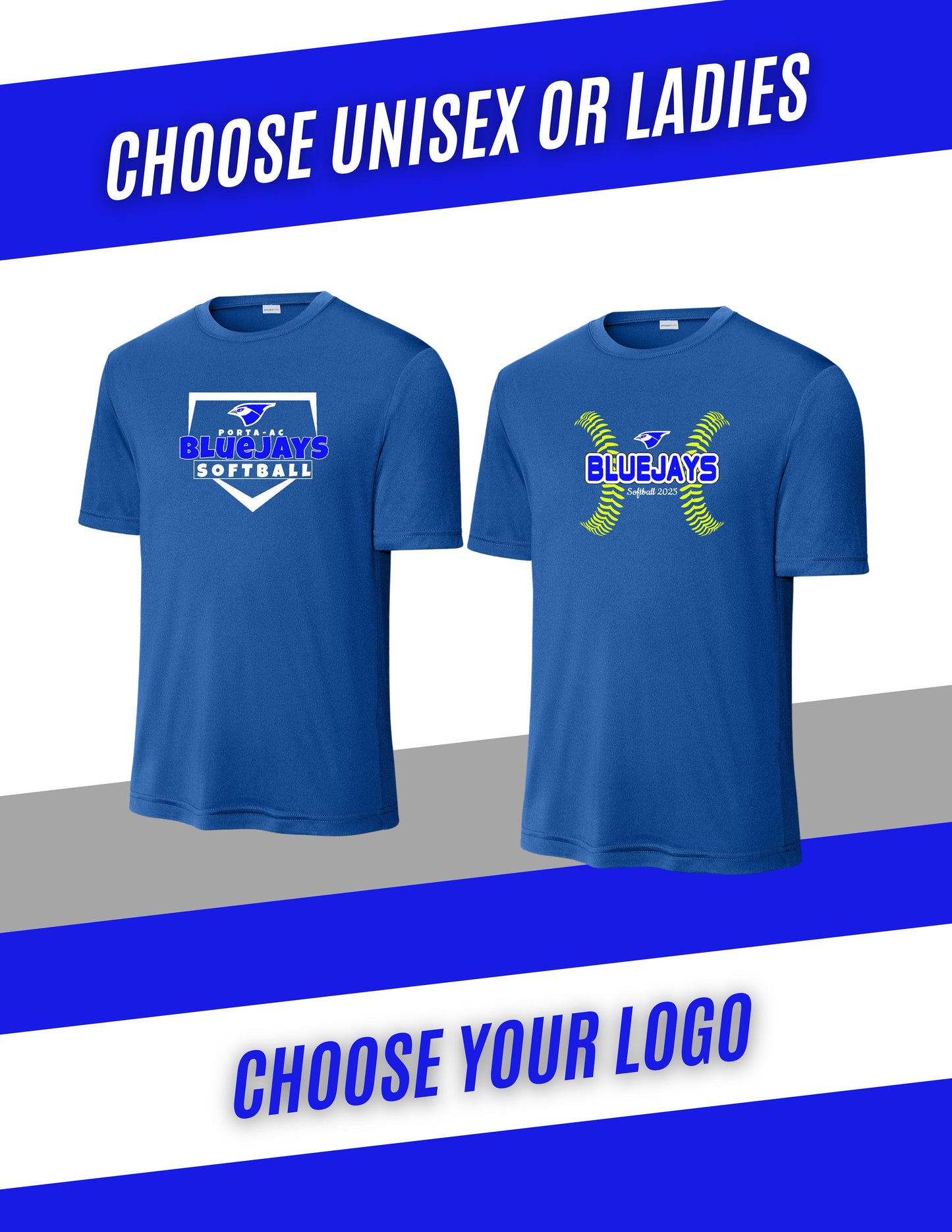 Porta Softball Sport-Tek® PosiCharge® Competitor™ Tee UNISEX/YOUTH/LADIES (P.ST350/YST350/LST350)