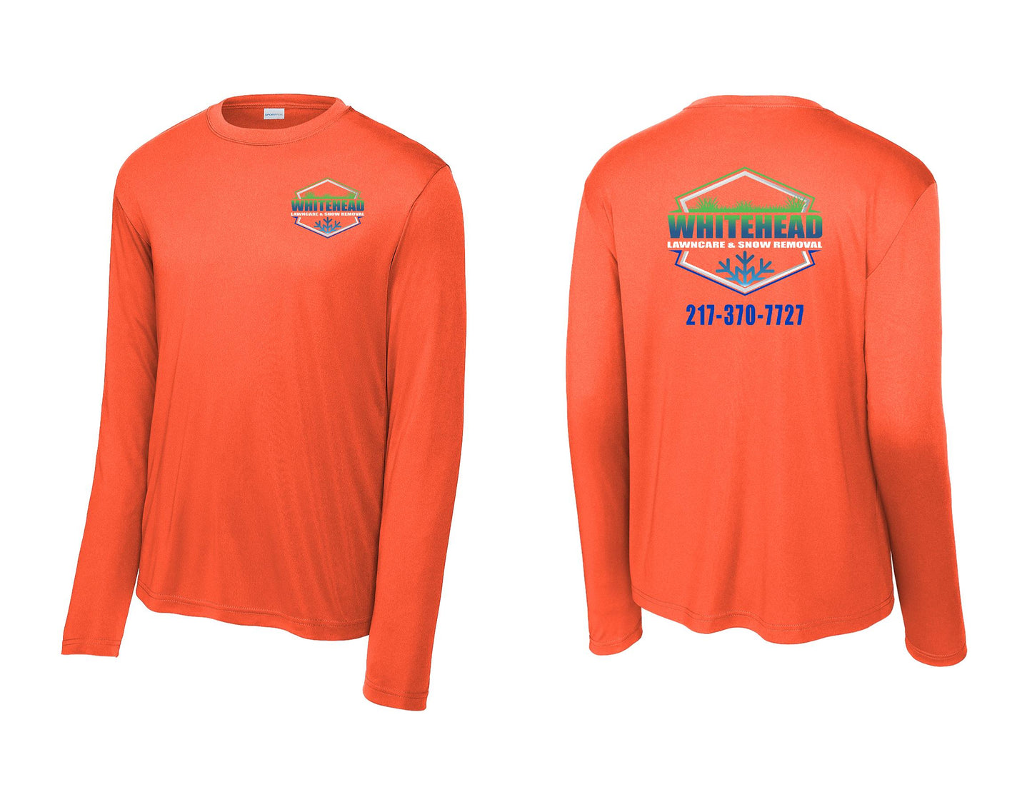 Whitehead Lawncare & Snow Removal Sport-Tek® Long Sleeve PosiCharge® Competitor™ T-Shirt (P.ST350LS)