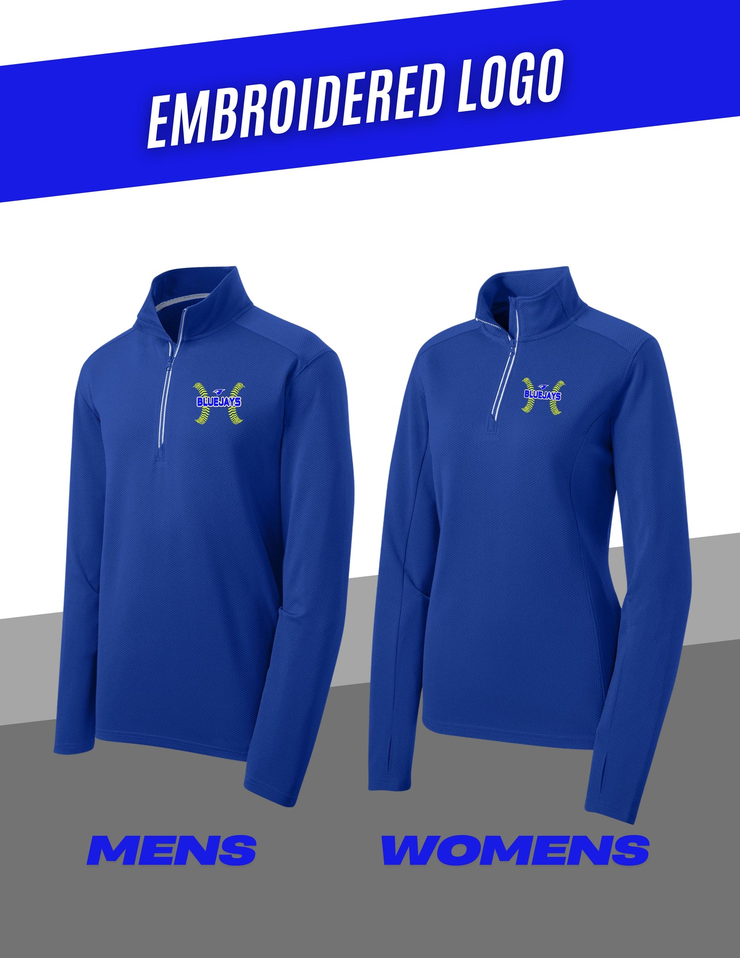 Porta Softball SPORT TEK TEXTURED QUARTER ZIP (E.ST860/LST860)