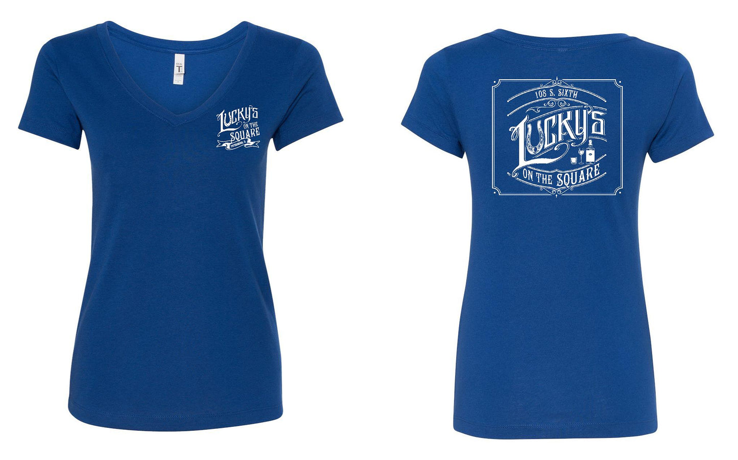 LUCKY'S ON THE SQUARE LADIES NEXT LEVEL VNECK (P. 1540)